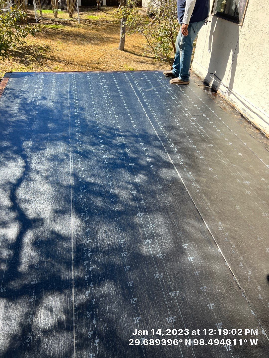 Residential Flat Roof Replacement using Mulehide Modified Bitumen Roofing by Premier Roofing and Contracting