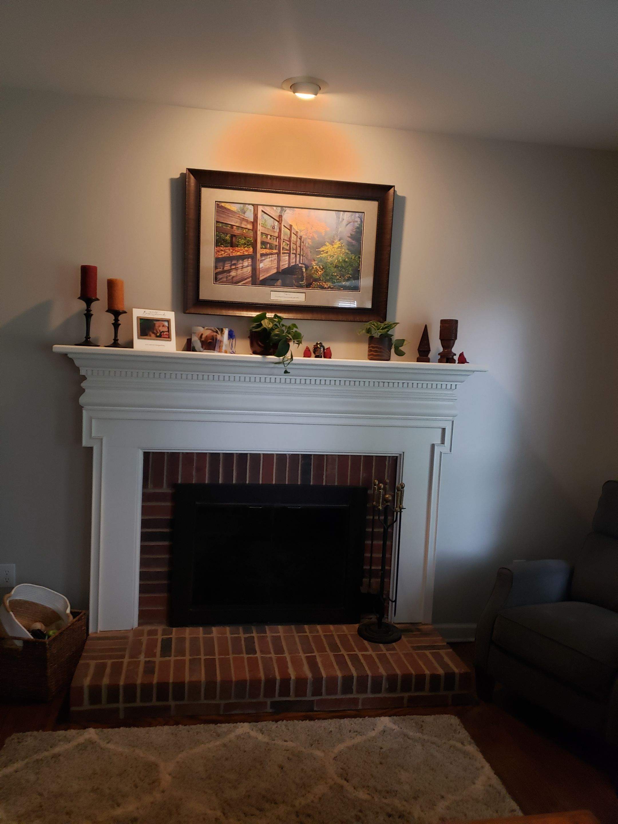 Fireplace Trim Out using Ship Lap by A Step Above Handy LLC 