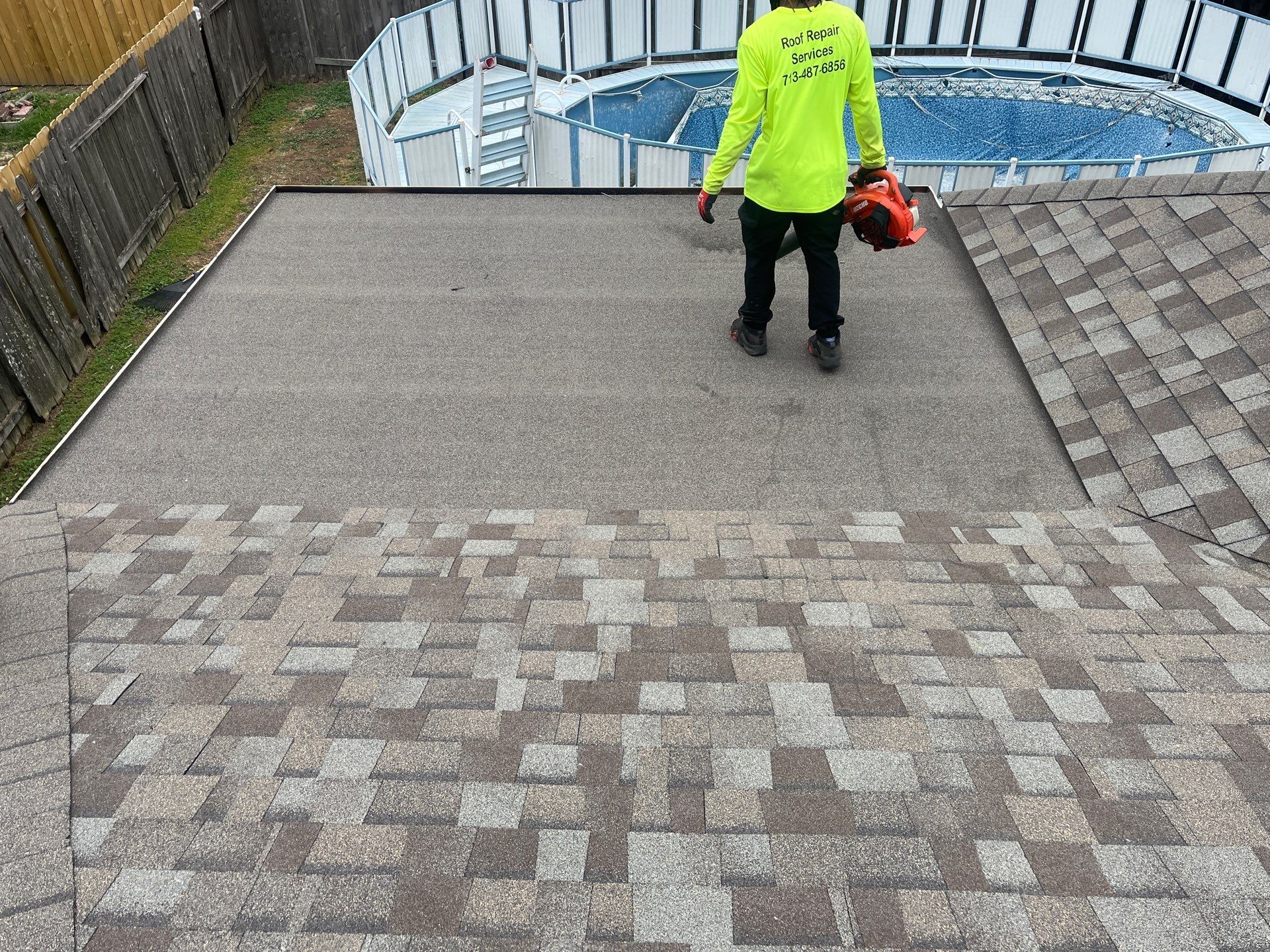 Residential Roofing Installation using Owen's Corning Duration (Lifetime) Shingles by Roof Repair Company