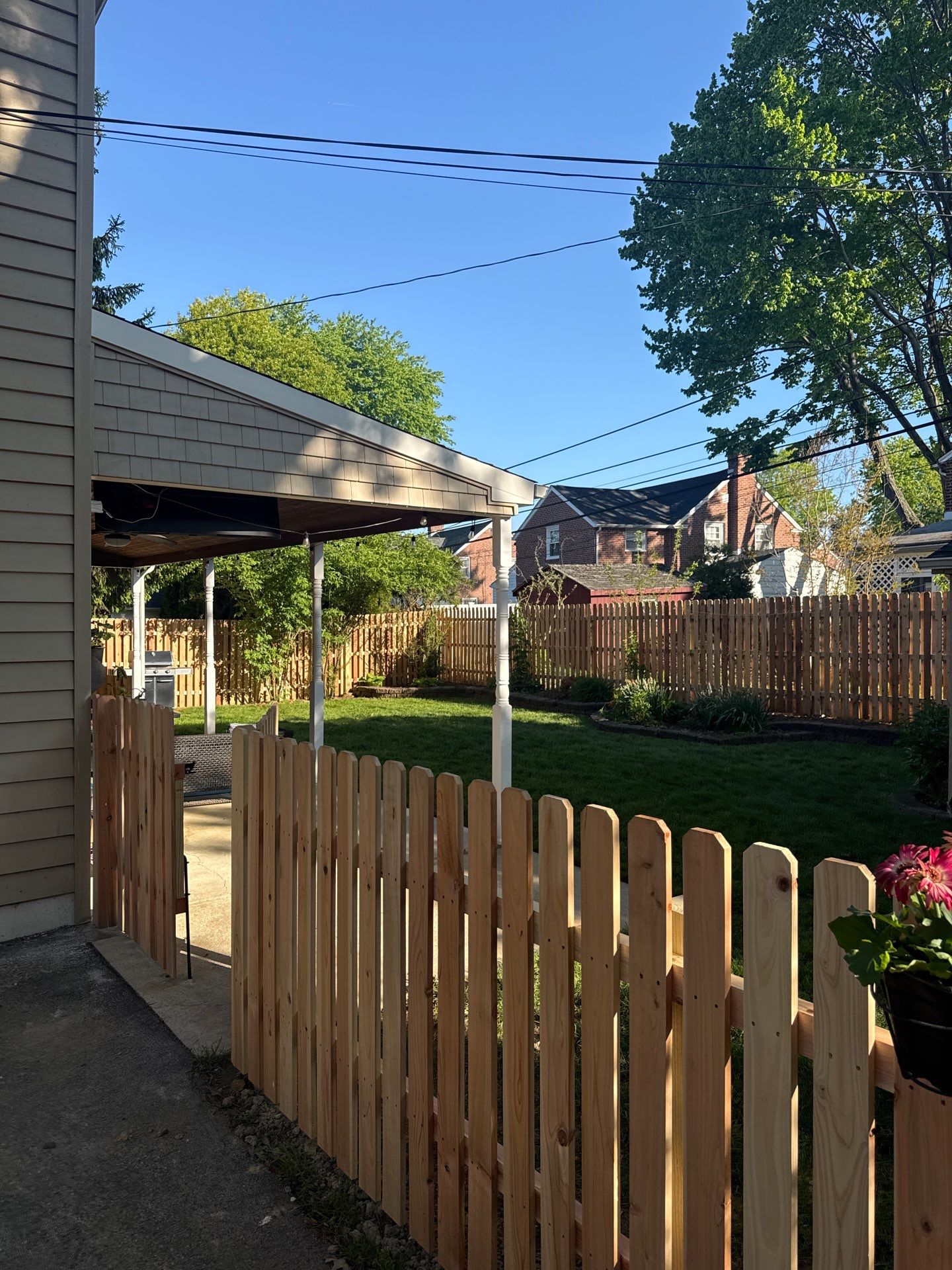 Project in Springfield, PA by Jensen Fencing