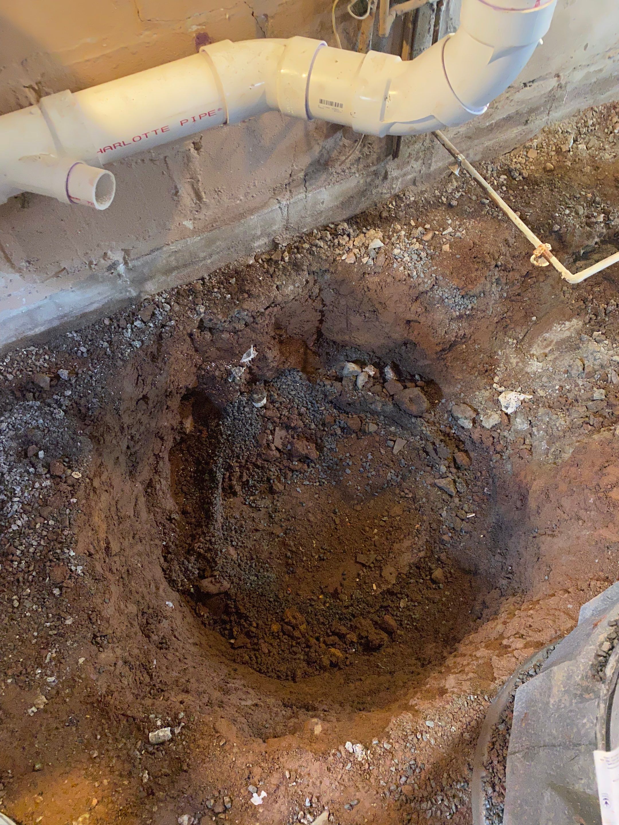 Interior French Drain, Lally Column Replacement & Concrete Floor Replacement in South Orange, NJ by Pure Service Pro, LLC