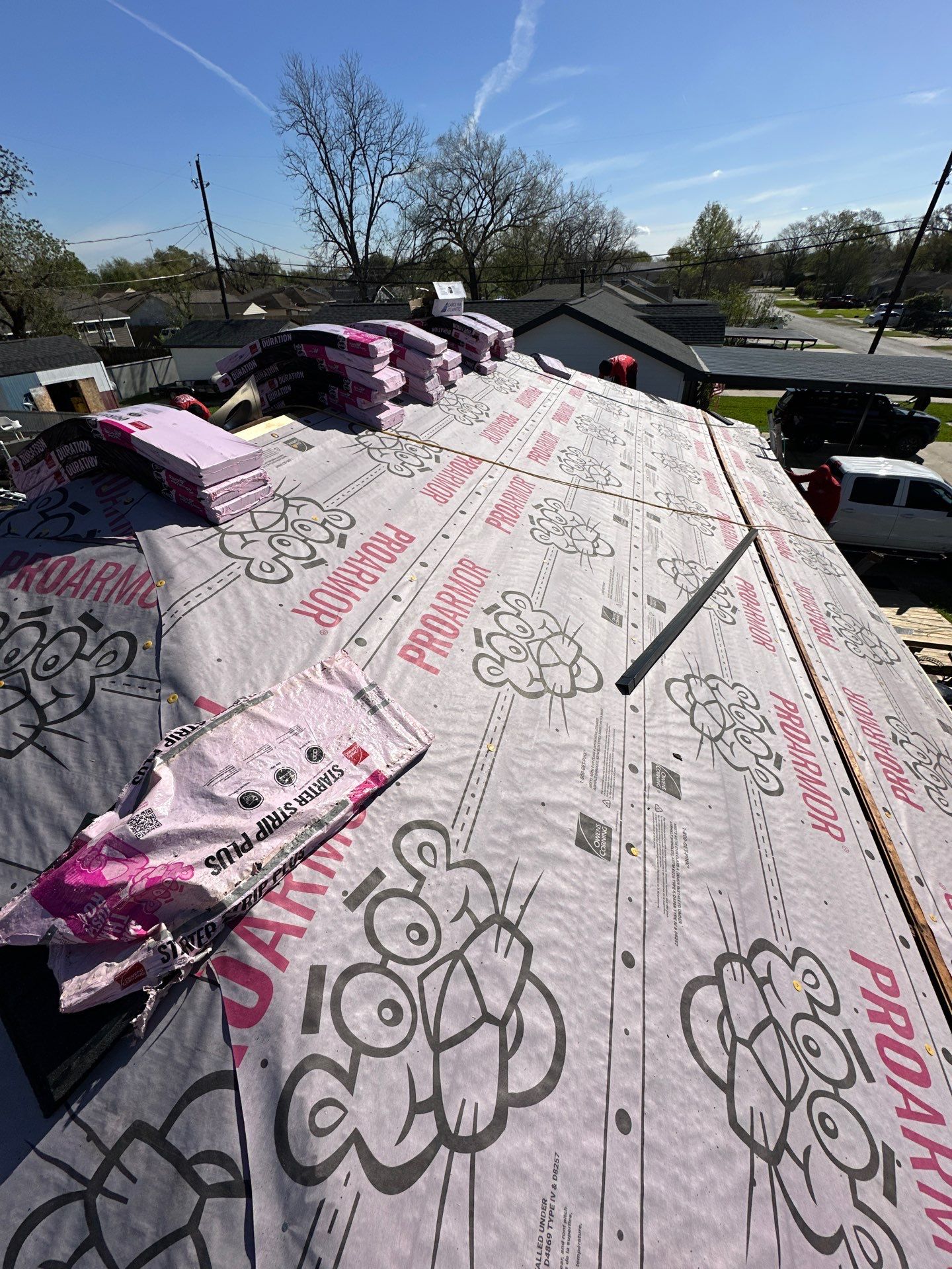 Project in Houston by Motion Roofing