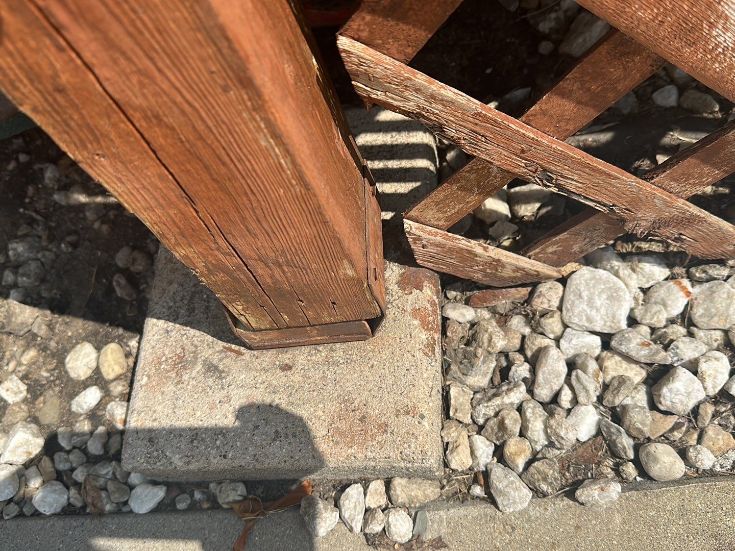 Wood cleaning and staining using Armstrong cloark oil stain by Northern Power Washing LLC.
