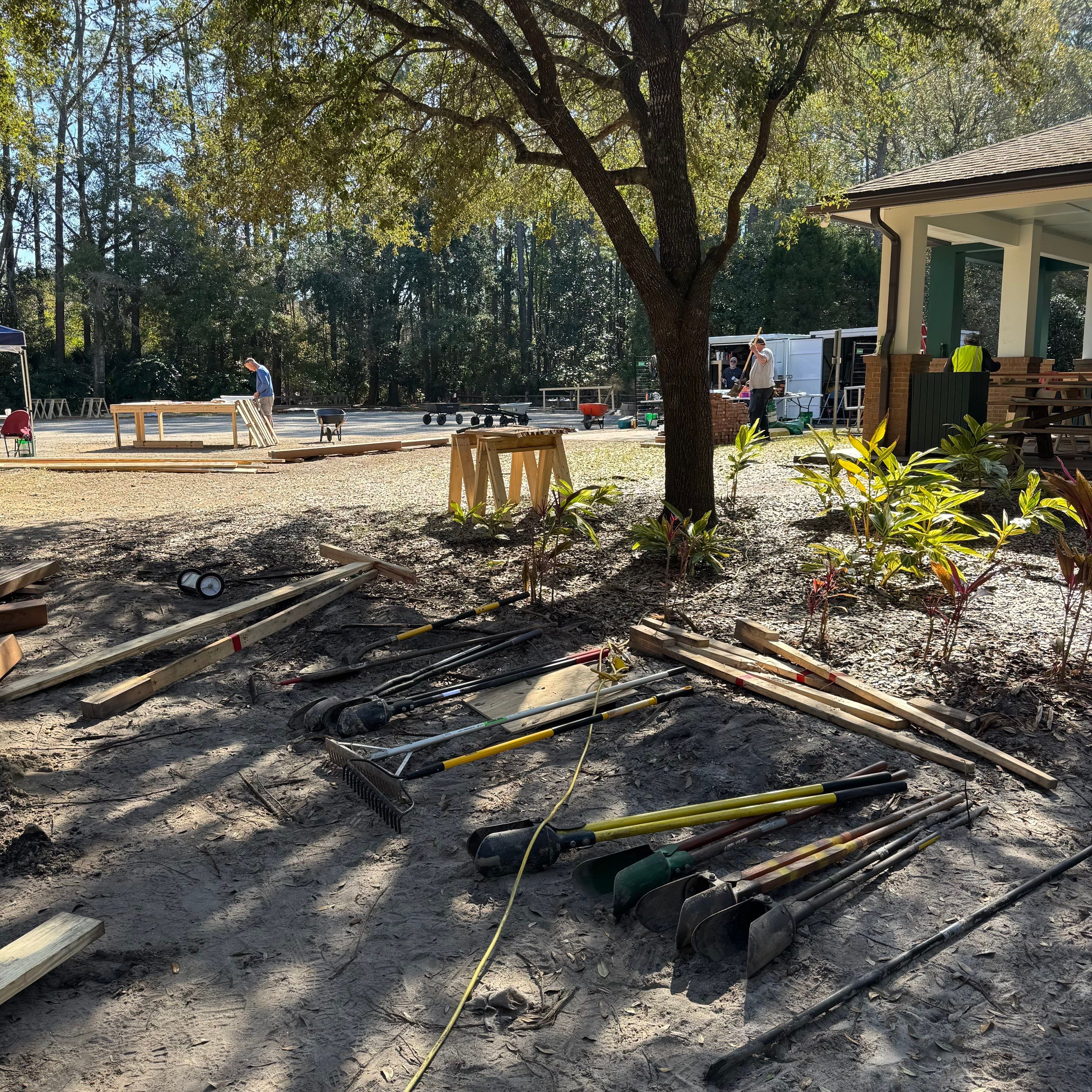 Volunteer Work | Deerwood Community Playground by ProGreen Services