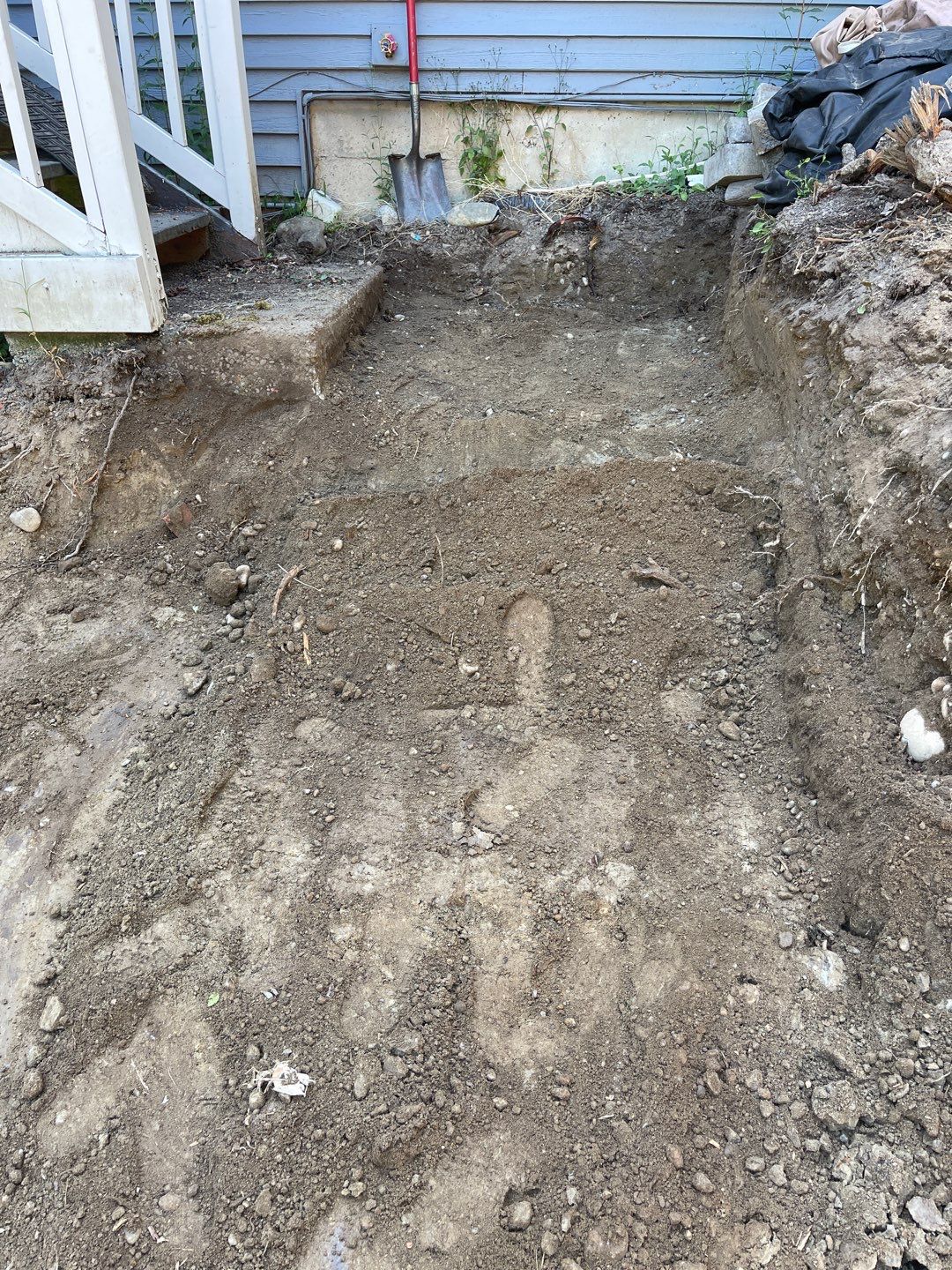 Concrete Back Patio Makeover  by Jireh Asphalt & Concrete Inc 