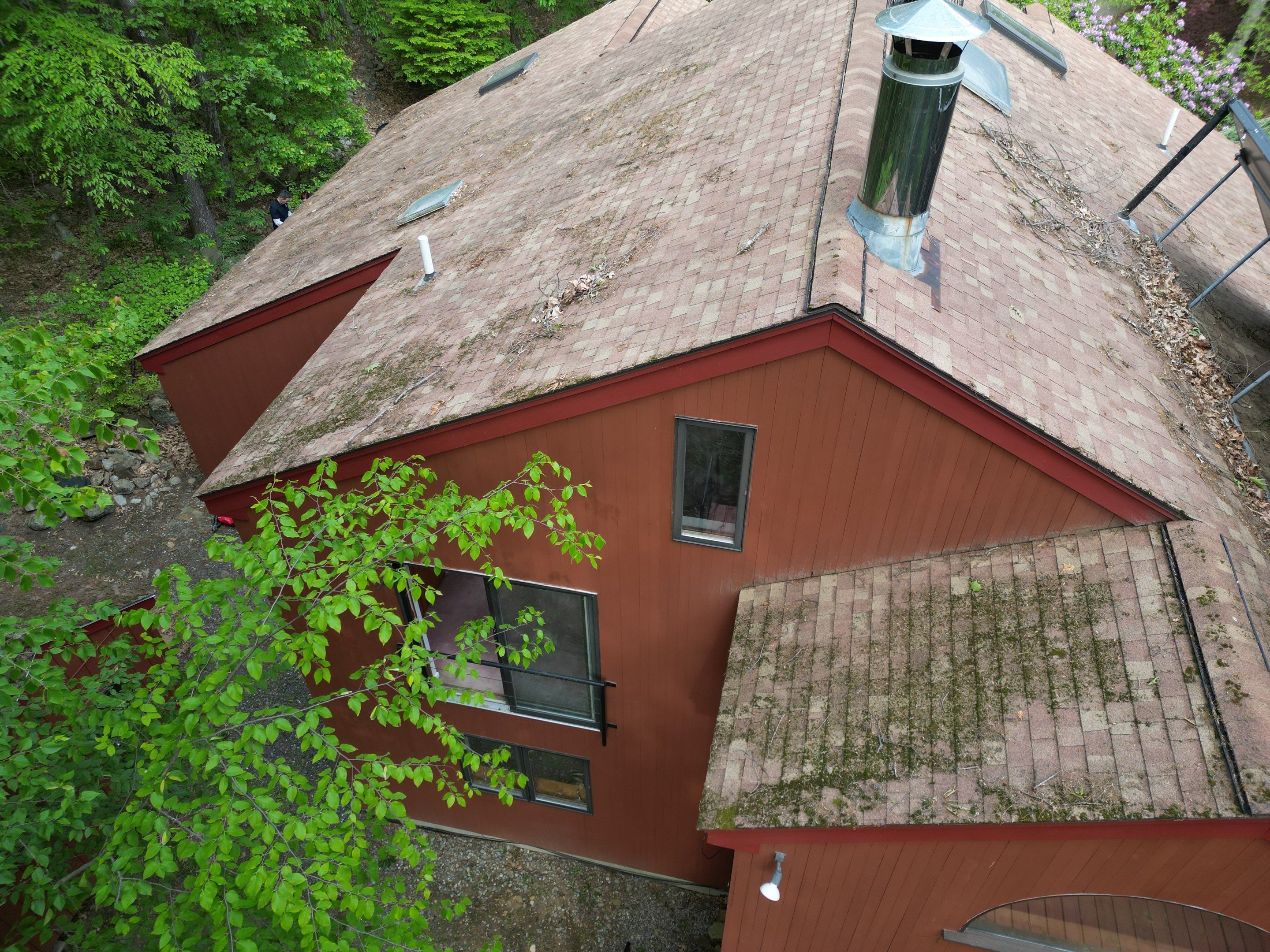 Roof Replacement & Skylight Installation in Bedford, MA by Mighty Dog Roofing of Greater Middlesex County