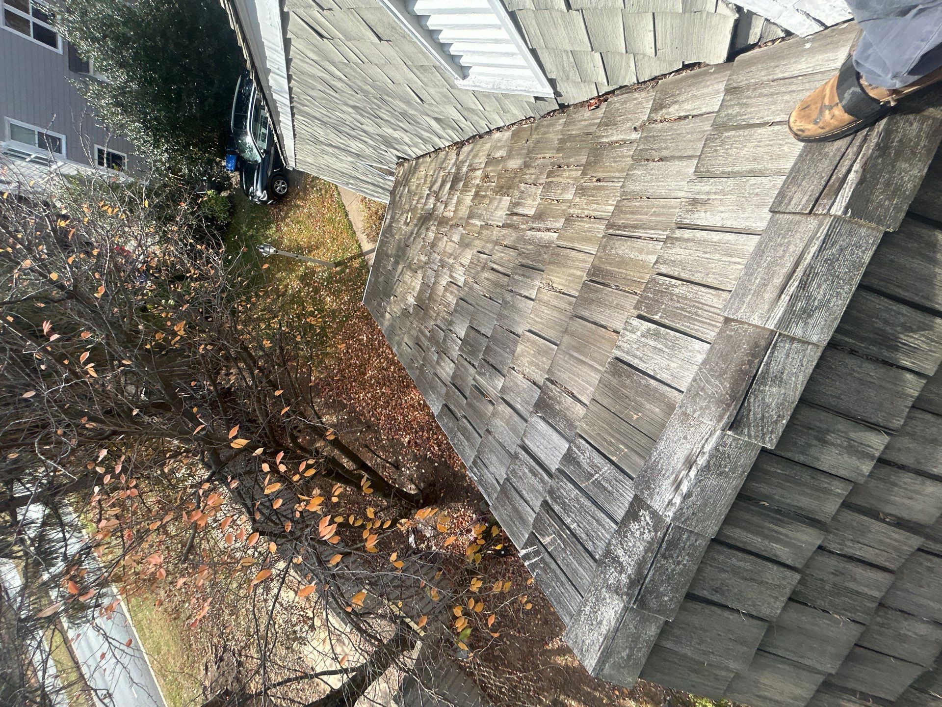 Reston :  Residential Roof Replacement with Brava Synthetic Cedar Shake Class C Natural  by RM Banning, Inc.