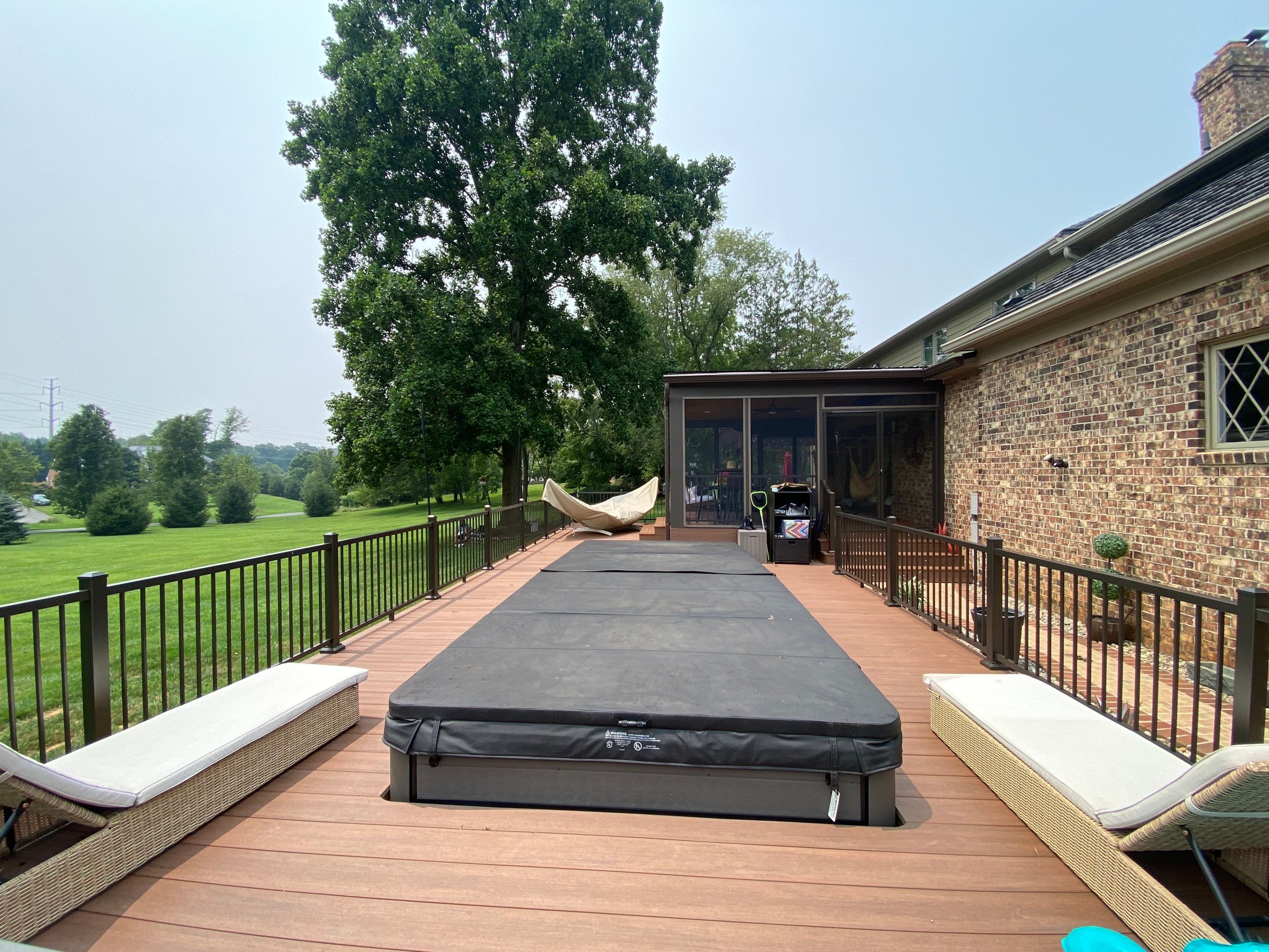 Deck/Screen porch Transformation using Timbertech by The Smet Companies, LLC