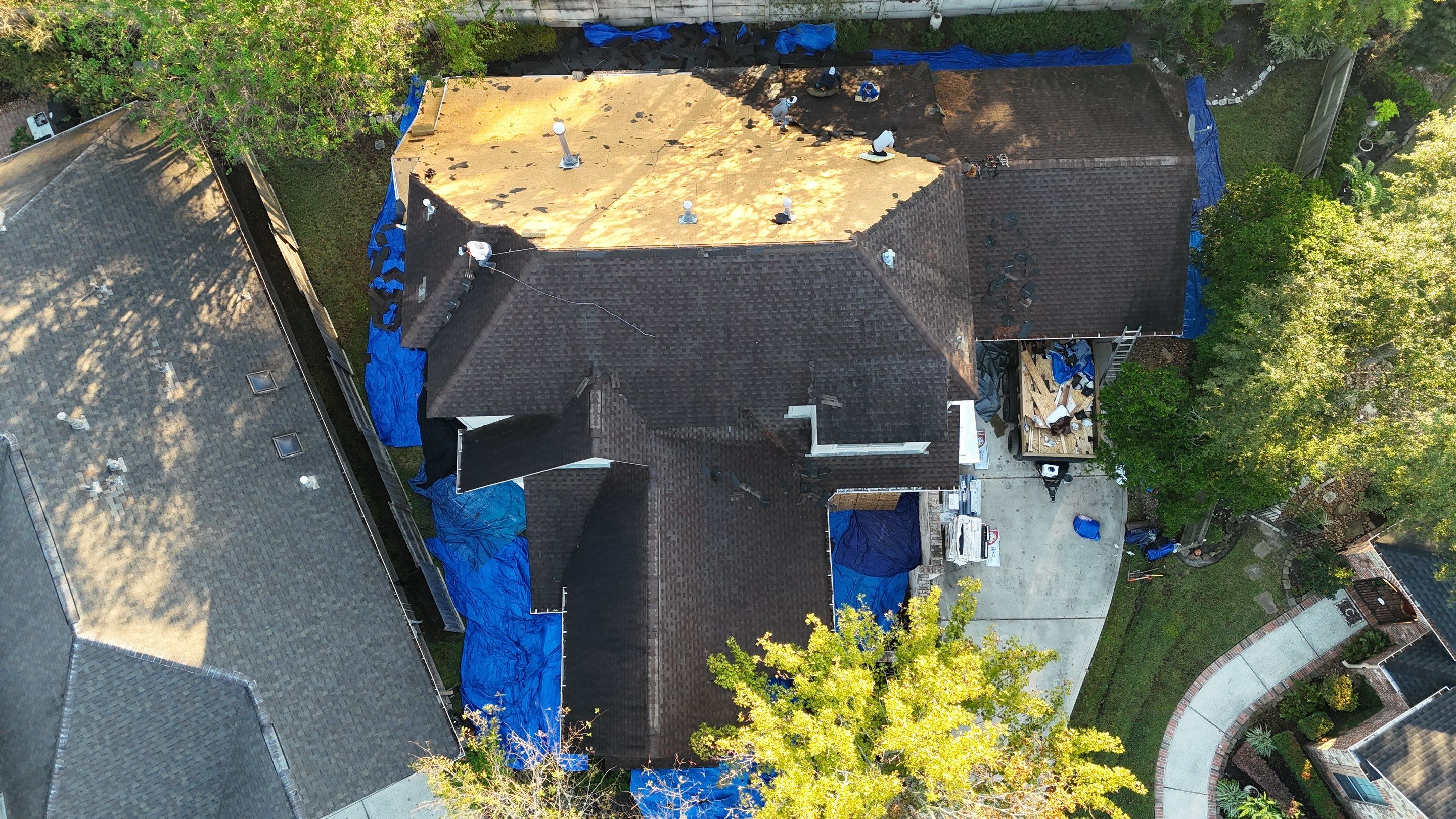 Kingwood Roof Installation using Atlas Pinnacle Pristine by Modern BYLT Roofing & Construction