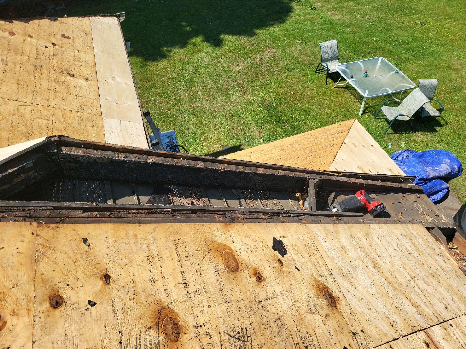 Residential Roofing Installation using Owens Corning TruDefinition Duration AR - Slatestone Gray by A Plus Exterior