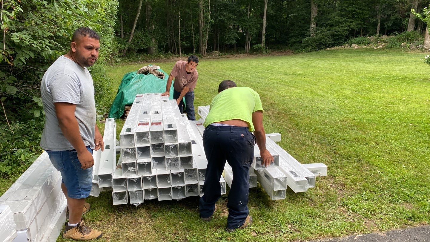 Fence Installation using Vinyl Fence 6ft Privacy by A Plus Exterior