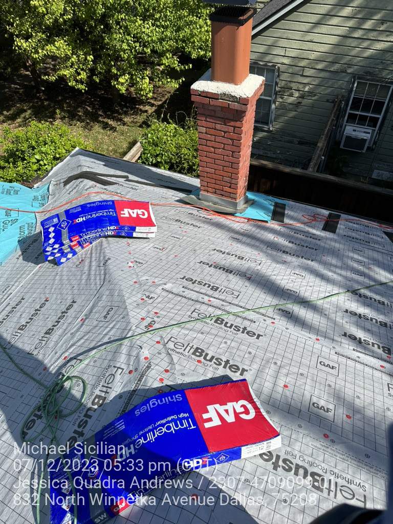 Project in Dallas by Zeus Exteriors