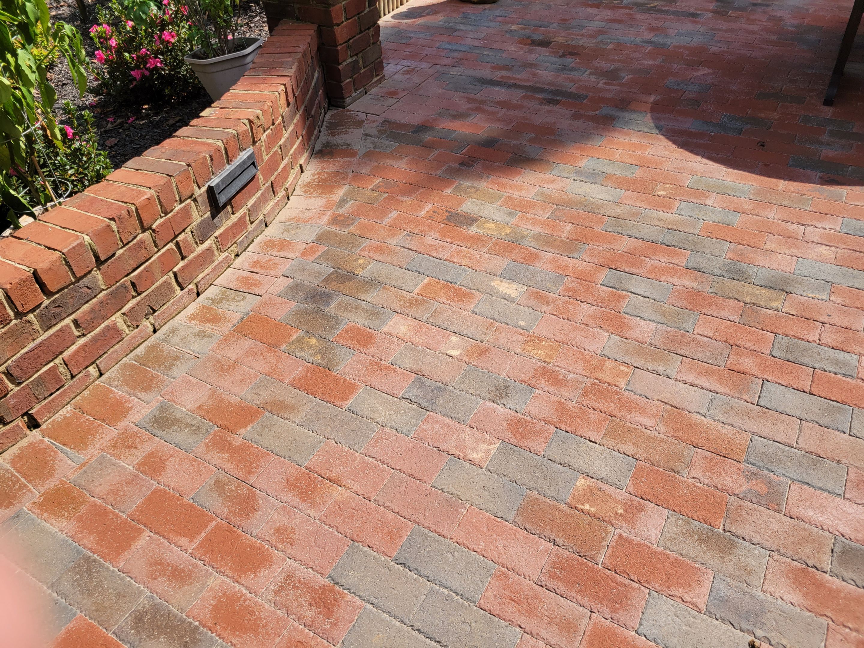Pavers using Concrete Sealant by DuraSeal