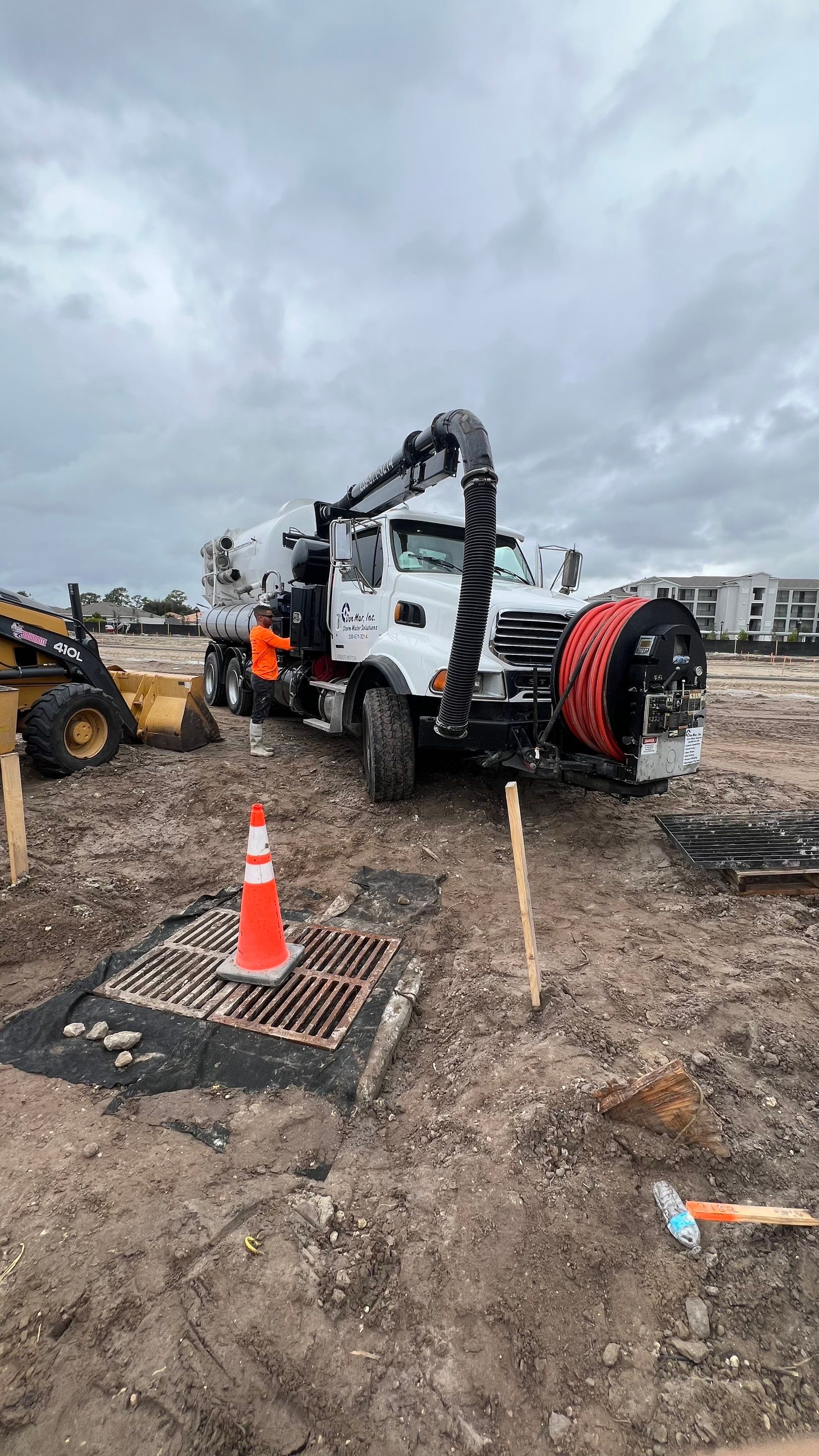 New Construction Sewer System and Stormwater System Cleaning by APS Power & Water
