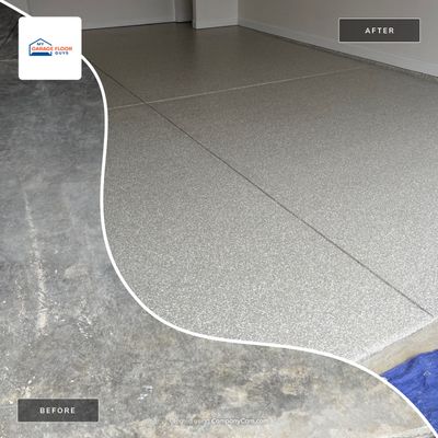 Garage Floor Coating using Custom Color