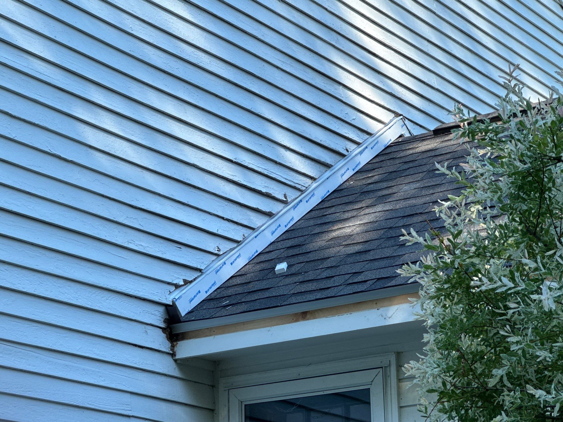 Bedford, NH Roof Replacement with Rot Repair, New Skylights & Owens Corning Duration Peppercorn Shingles by Compass exteriors