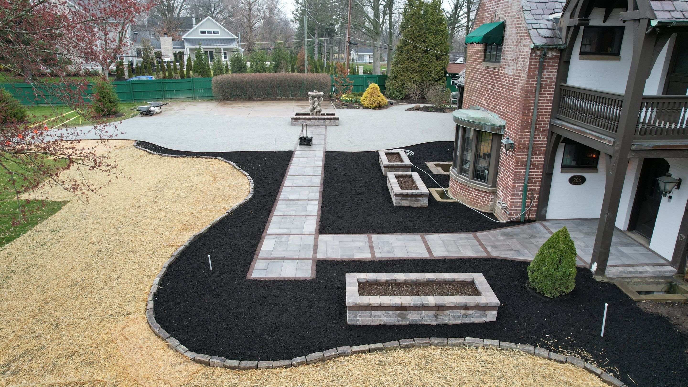 Hardscape Design & Install using Unilock Products by Reisenberg’s Lawn & Landscape, LLC