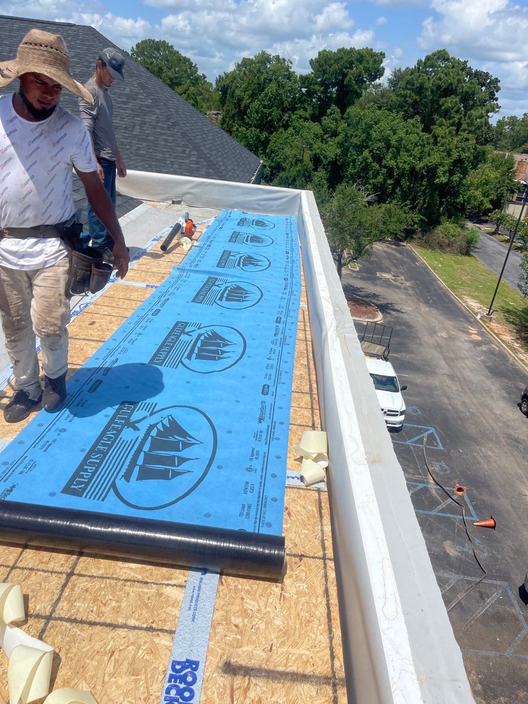 Commercial Roofing Installation using Roof Replacement by American Roofing & Construction LLC