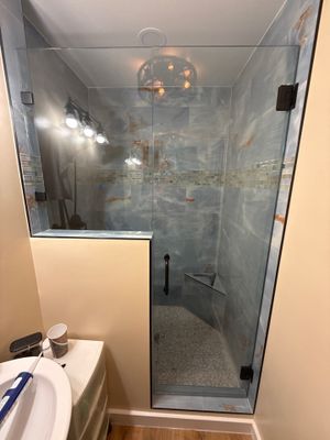 Frameless Shower Install 