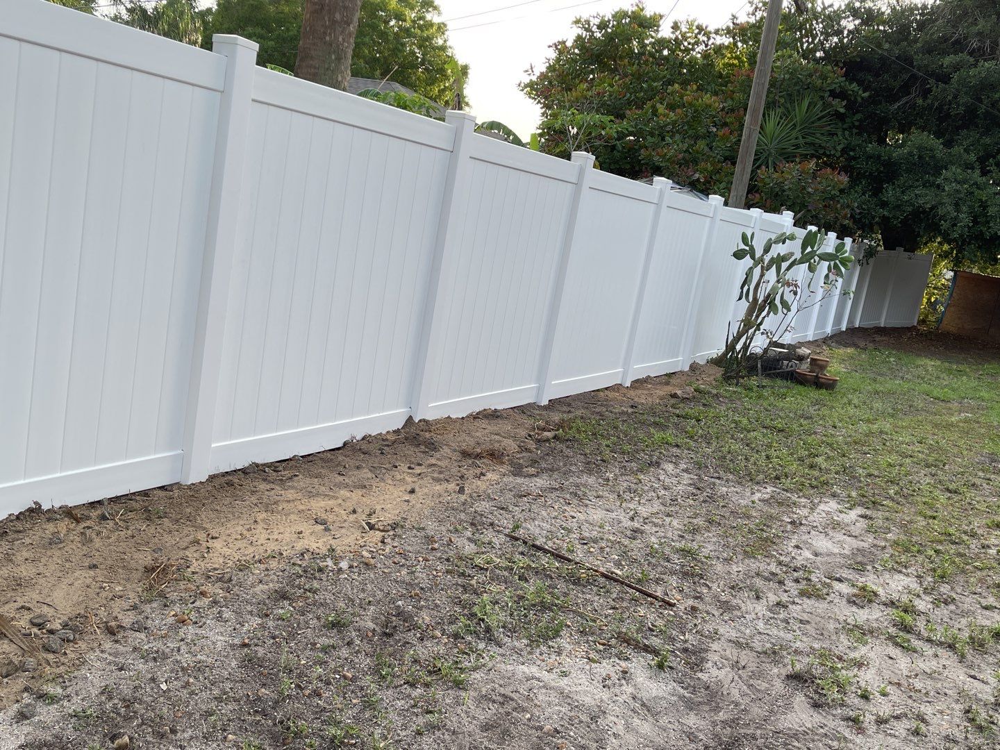 Bradenton, FL 6ft. Tall White Vinyl Privacy Fence  by Asap fence and gates, LLC