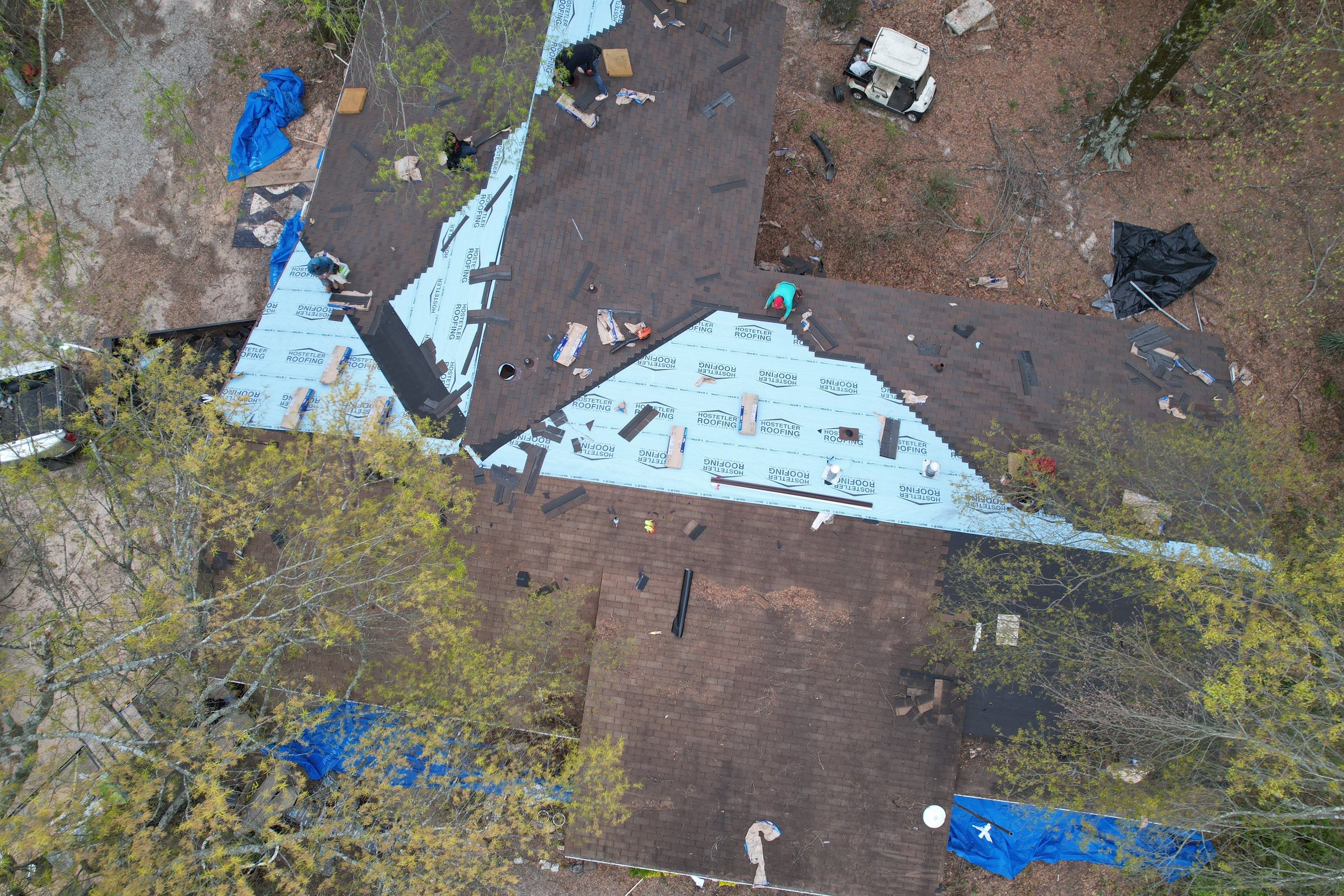 Asphalt Roof Replacement in Hope, AR by Hostetler Roofing