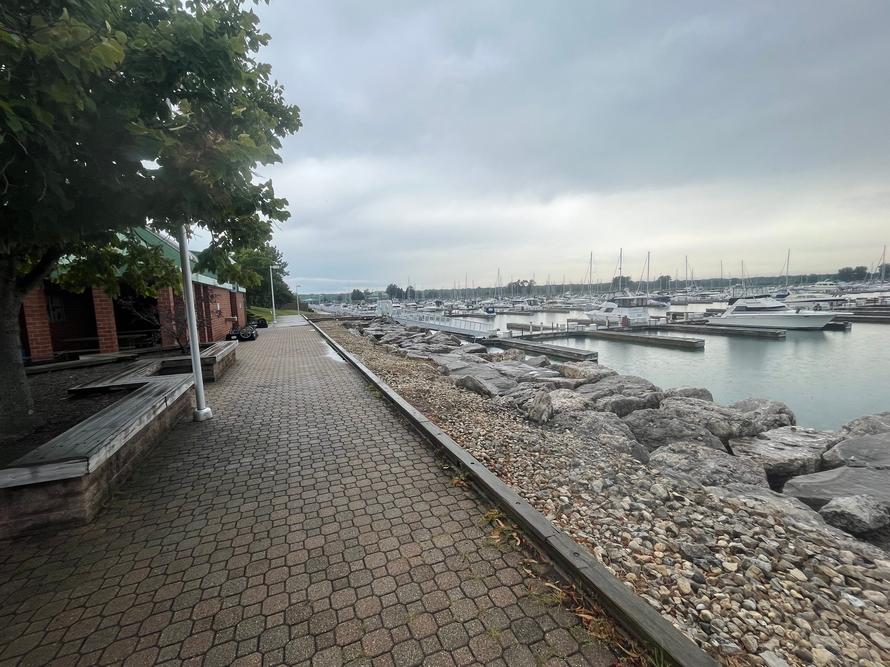 wood promenade cleaning by Northern Power Washing LLC.