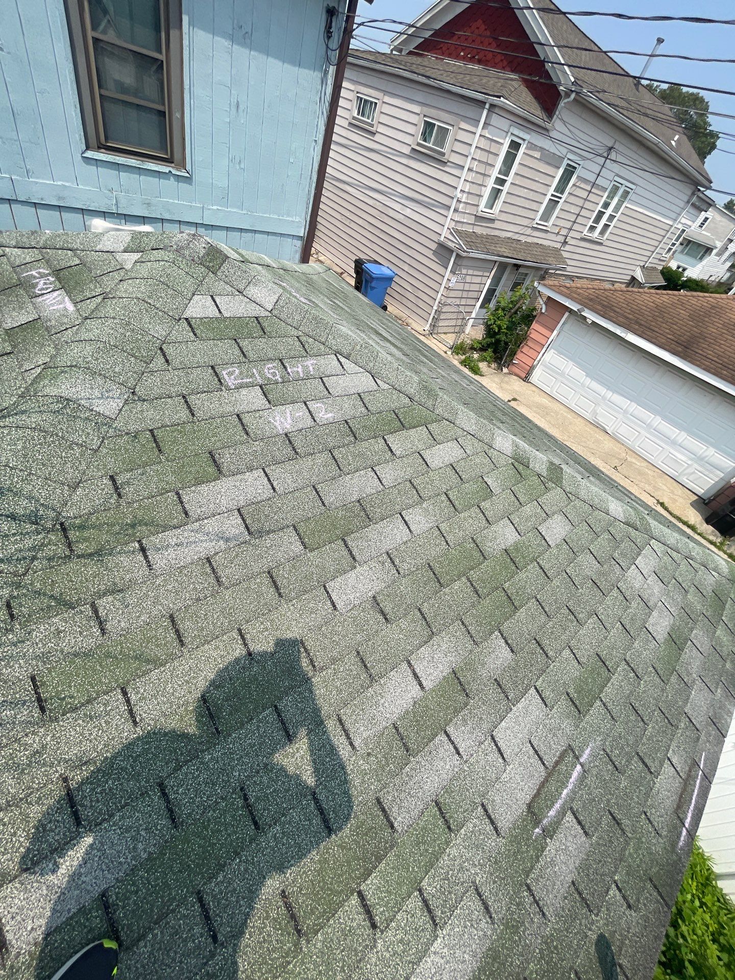 Roof replacement and interior repair by wind damage by Just Brilliant Restoration JBR