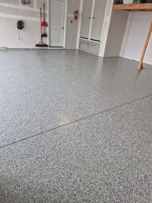 Slatestone Polyaspartic Garage Floor Coating in Post Falls