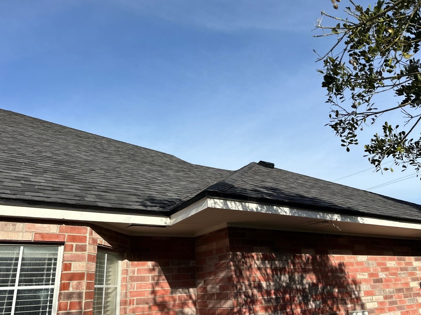 Residential Roofing Installation using Certainteed Landmark Moire Black by Galvan Roofing and Construction