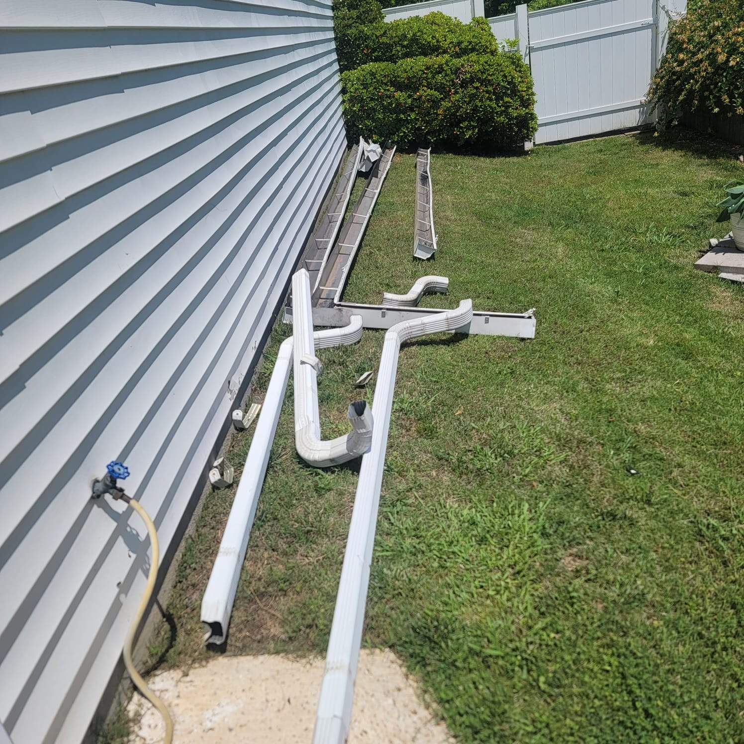 Roof and gutter replacement by hail damage by Just Brilliant Restoration JBR