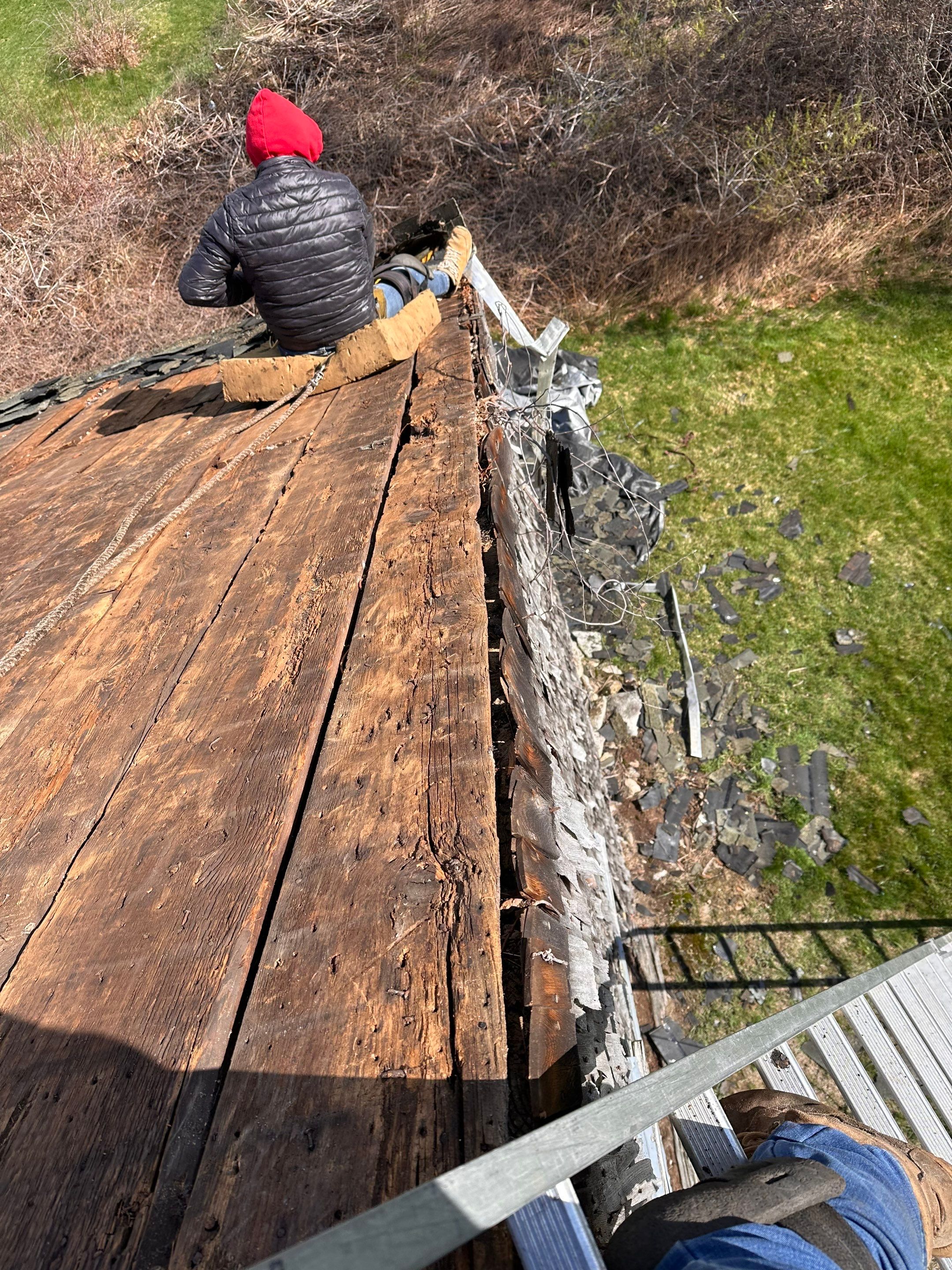 Barn in Derry, NH — this one came with some serious challenges. by Tall pine roofing