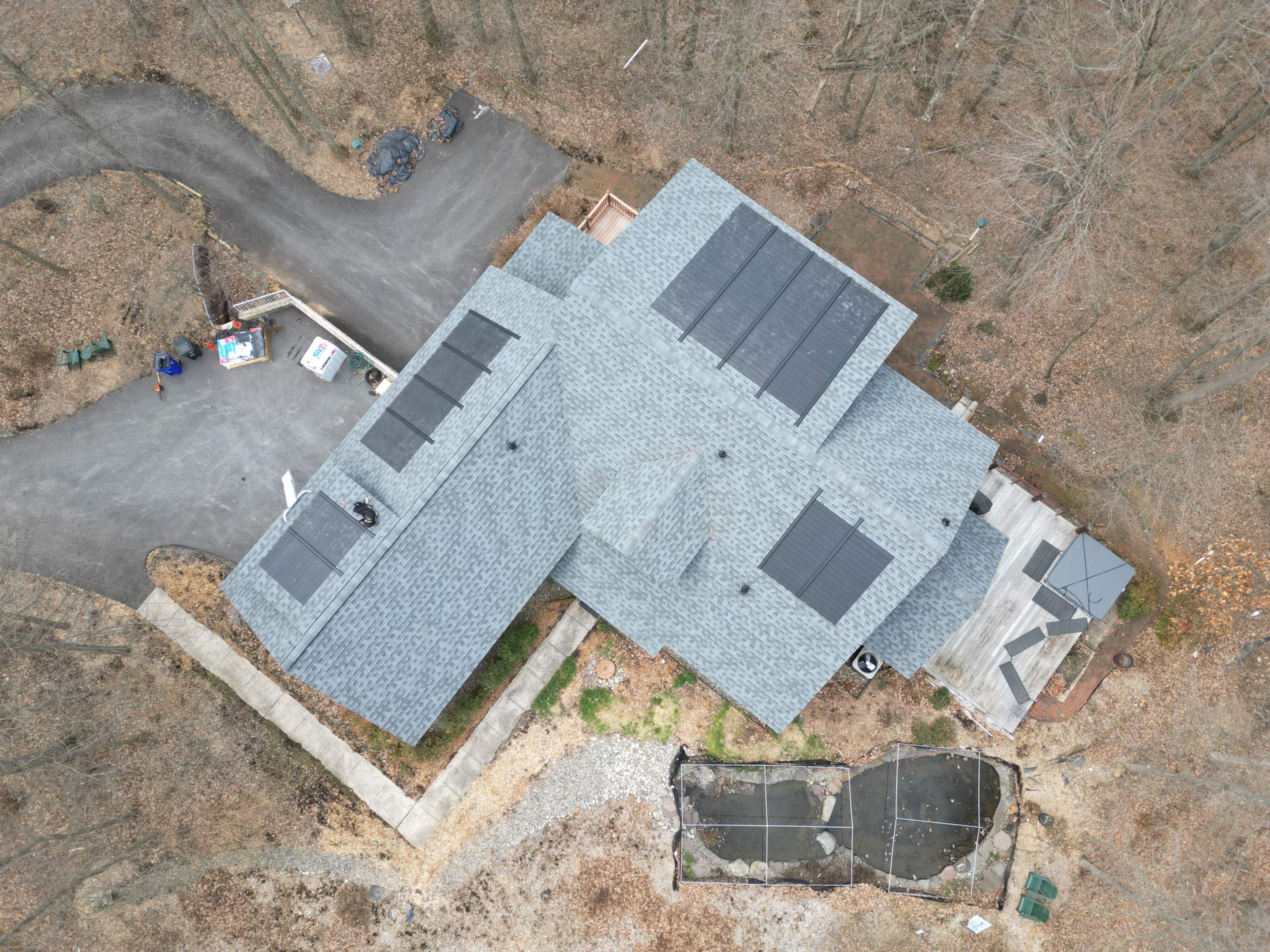 GAF Timberline Solar Roof Replacement  by American Home Contractors