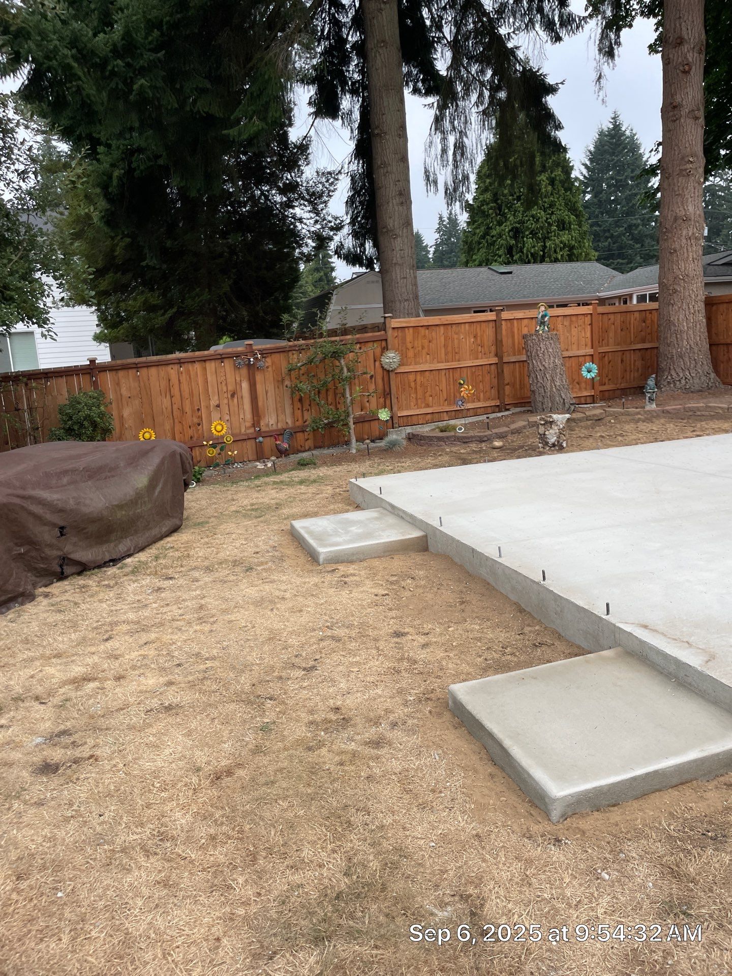 Backyard Concrete Slab Installation | Everett  by Jireh Asphalt & Concrete Inc 