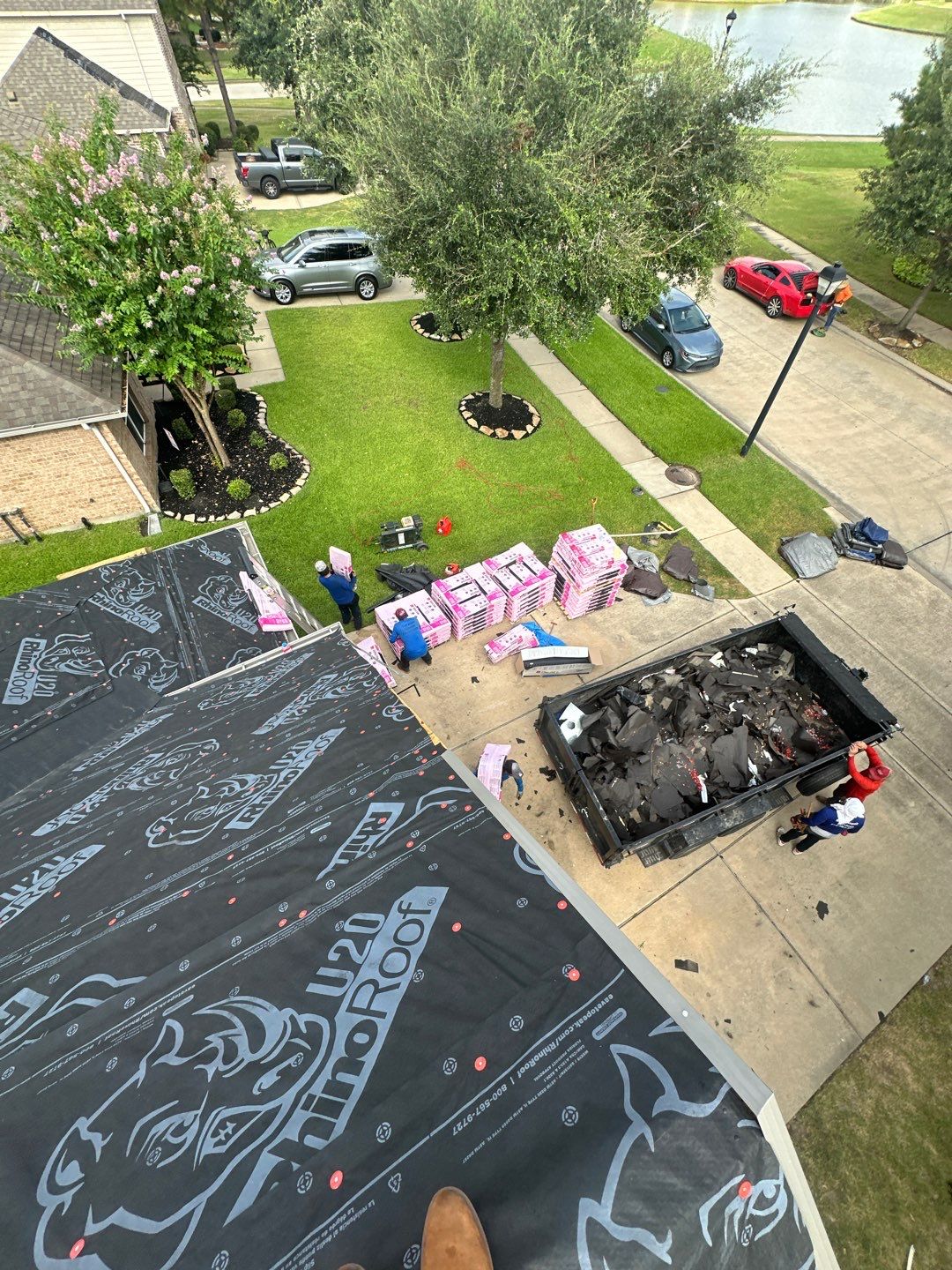 Residential Roofing Installation using Owen's Corning Duration (Lifetime) Shingles by Roof Repair Company
