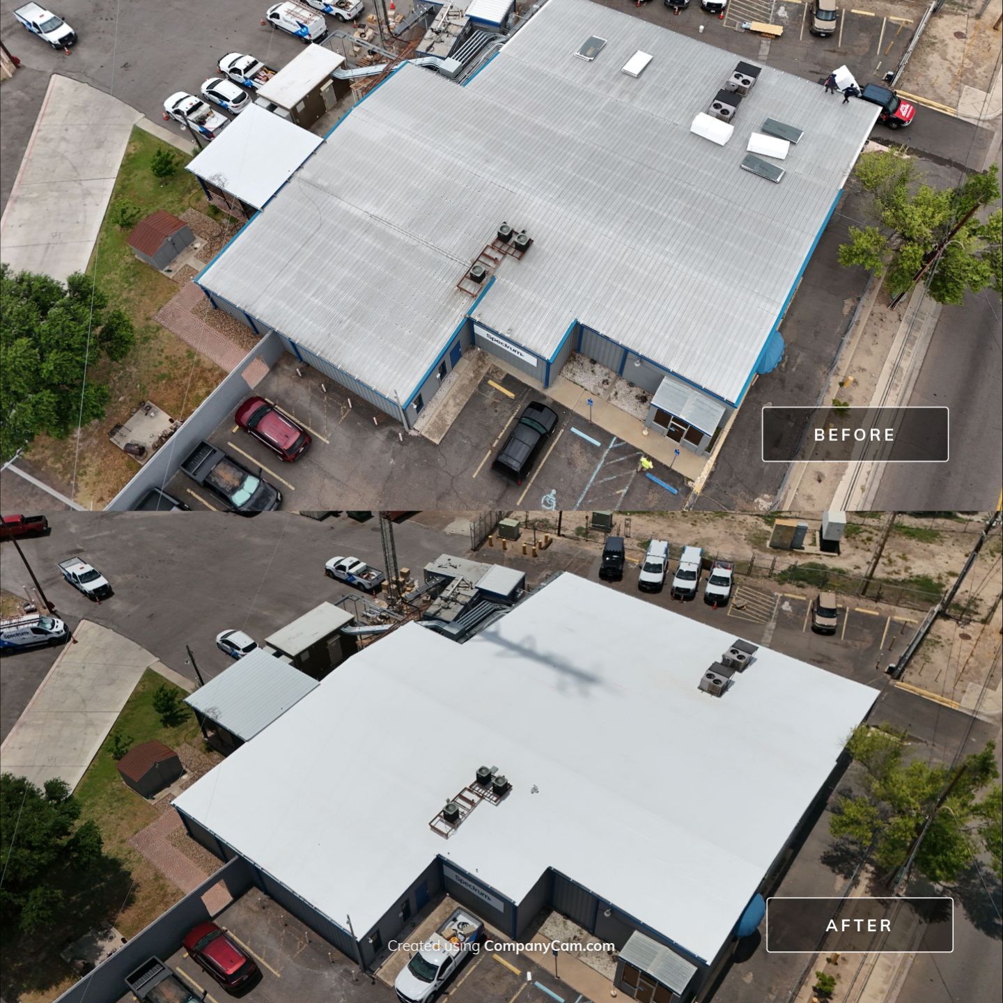 TPO Retrofit Roofing System Over Metal by JM Flores Roofing & Construction, Inc