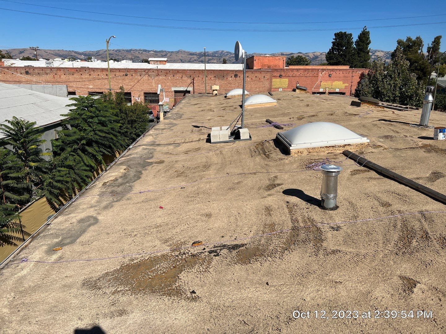 Foam Refurbish using Conklin Benchmark/PUMA XL coatings and spray foam by Straight Edge Roofing Inc