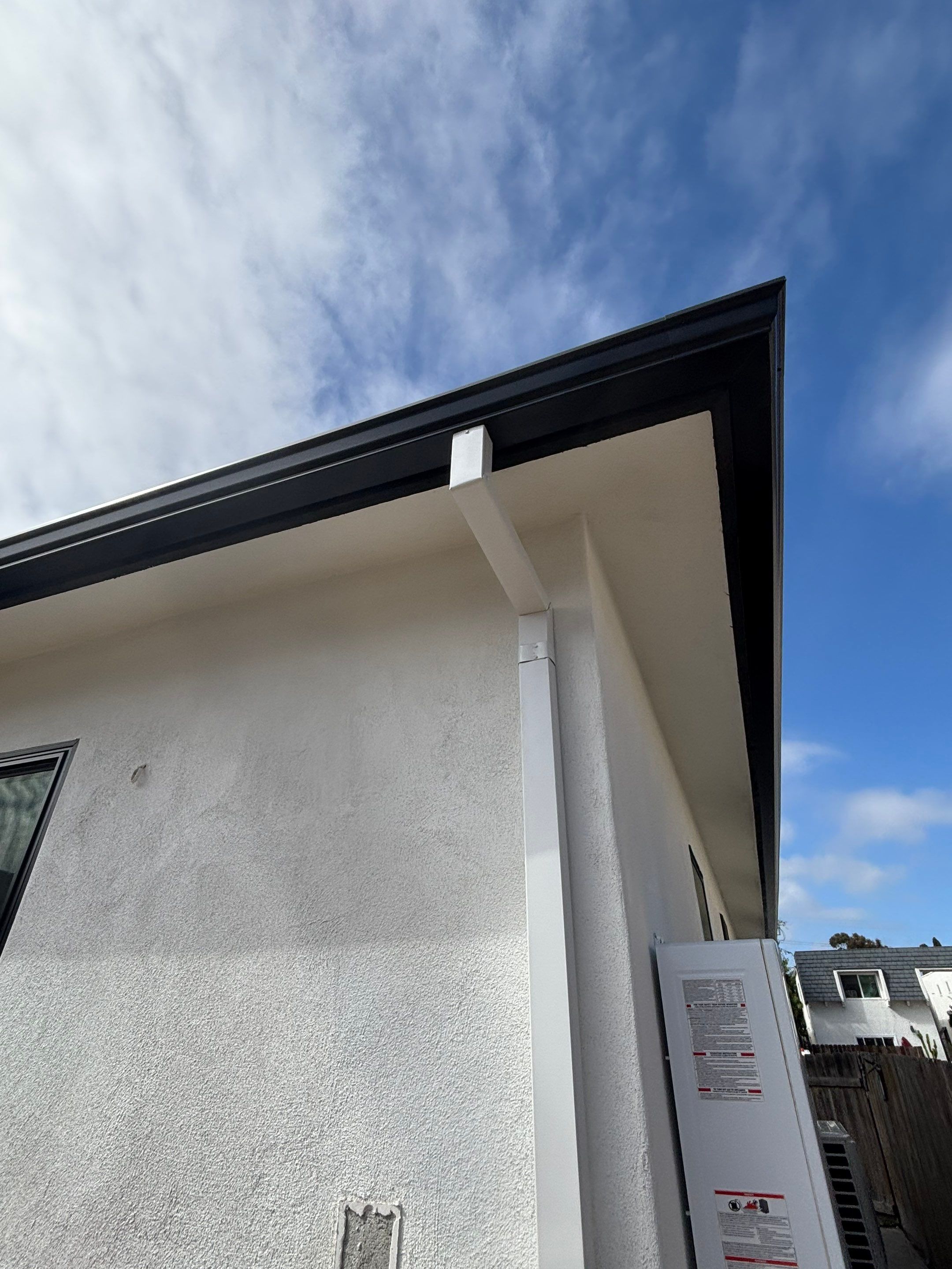 Rain Gutters Project in San Diego by Insulation Labs
