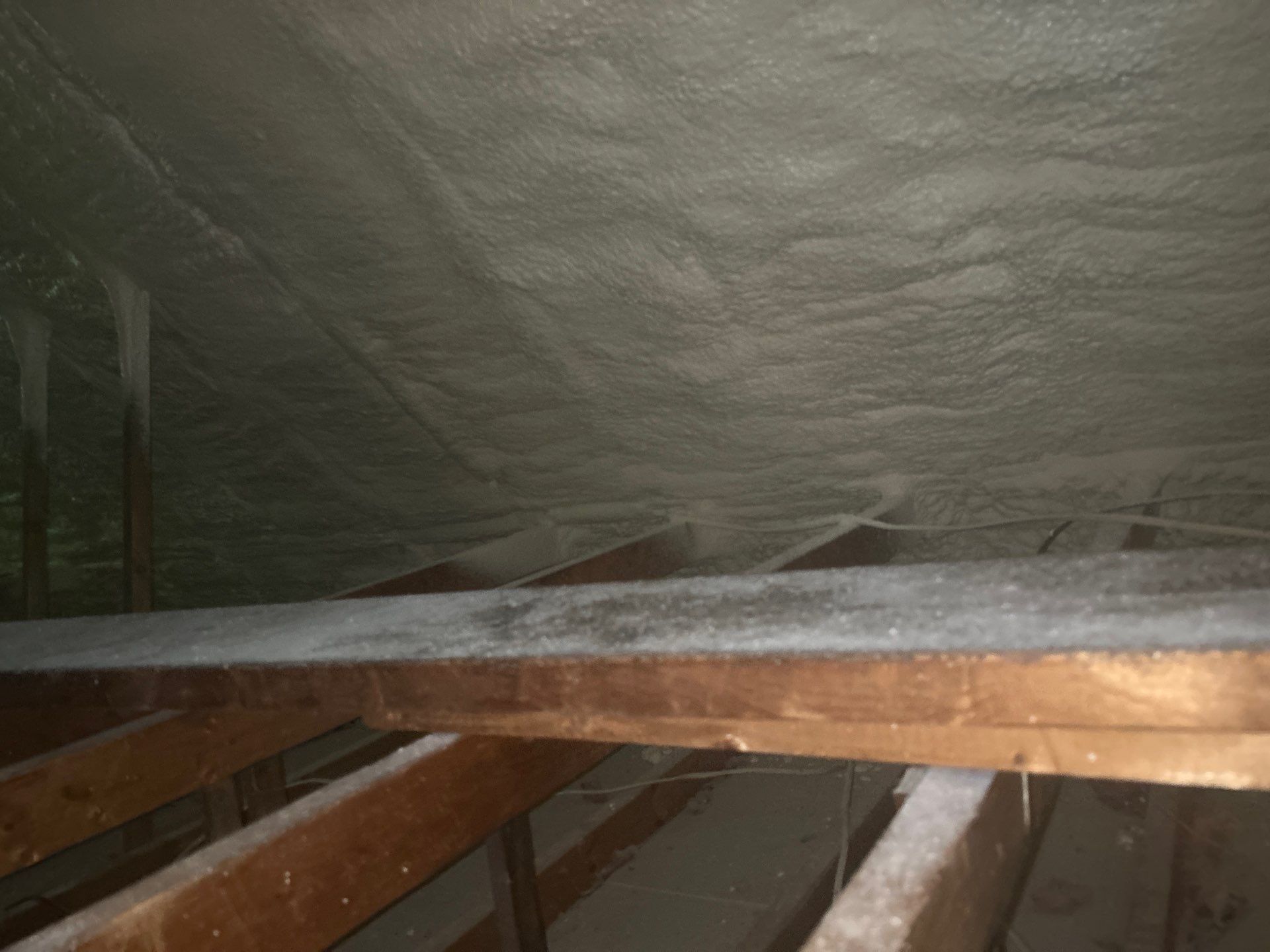 Attic Insulation using Closed Cell Spray Foam by NYS Foam & Energy
