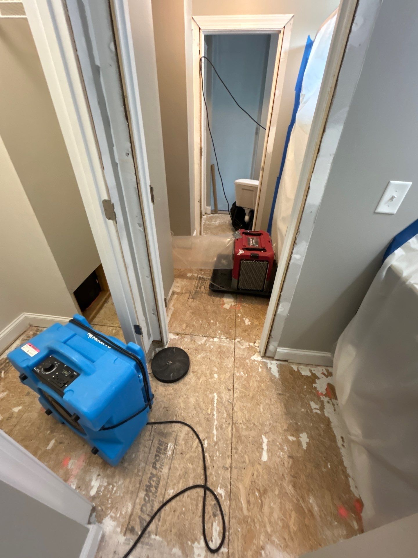 Water Damage Project in Sneads Ferry by Home Disaster Medics