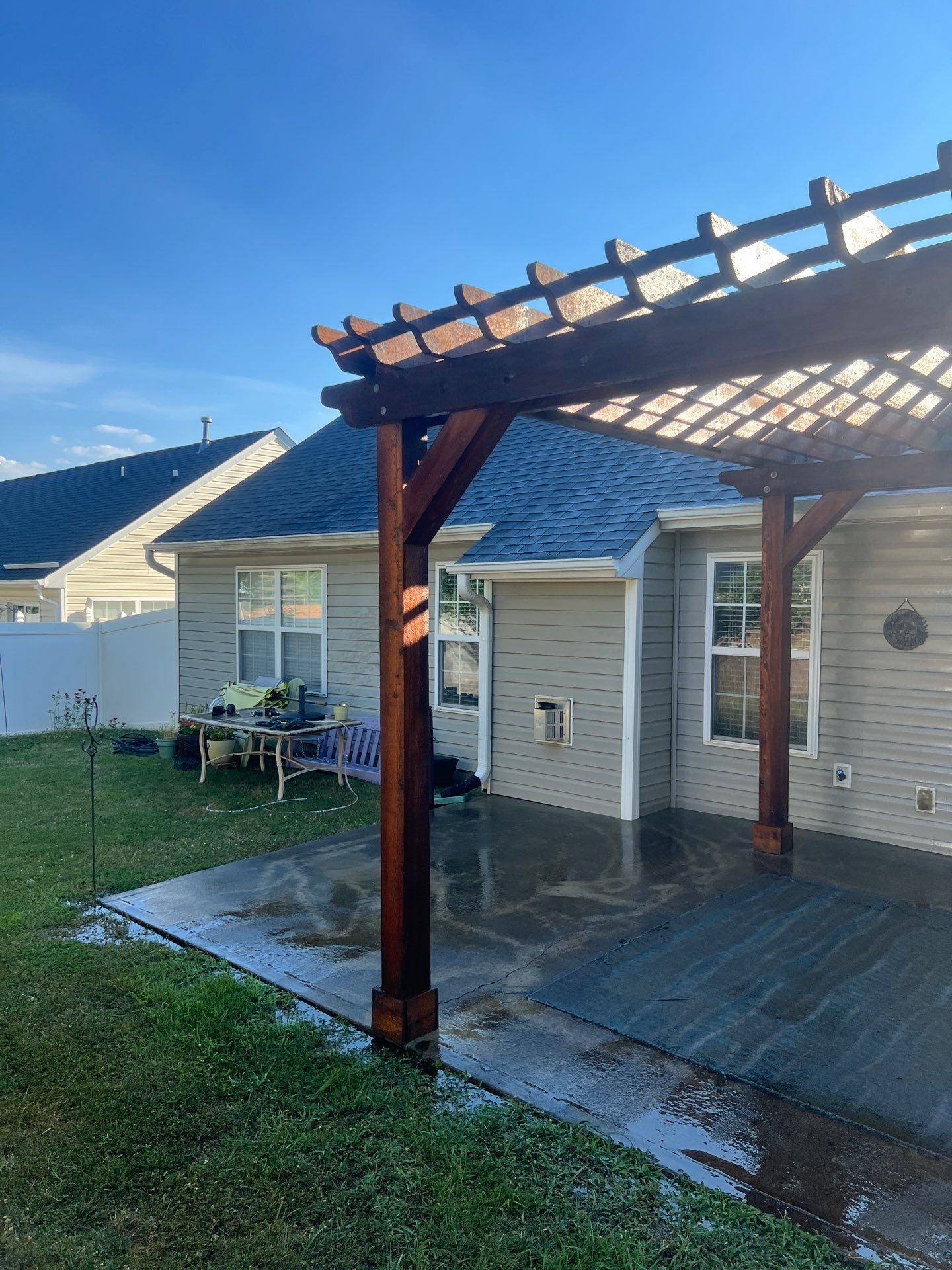 Pergola using Wood Sealant by DuraSeal