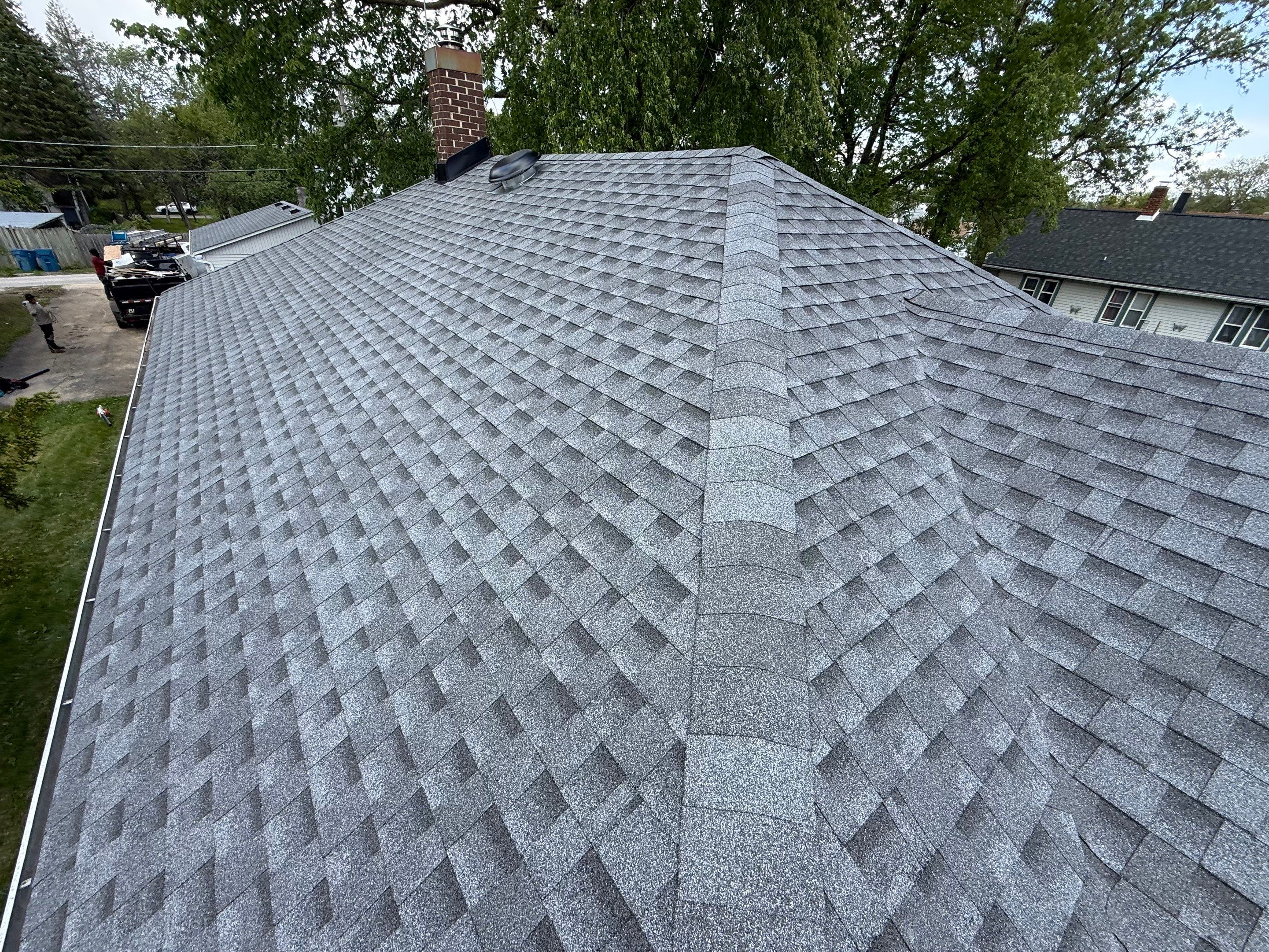 Roof replacement by Optimal Home Improvement 