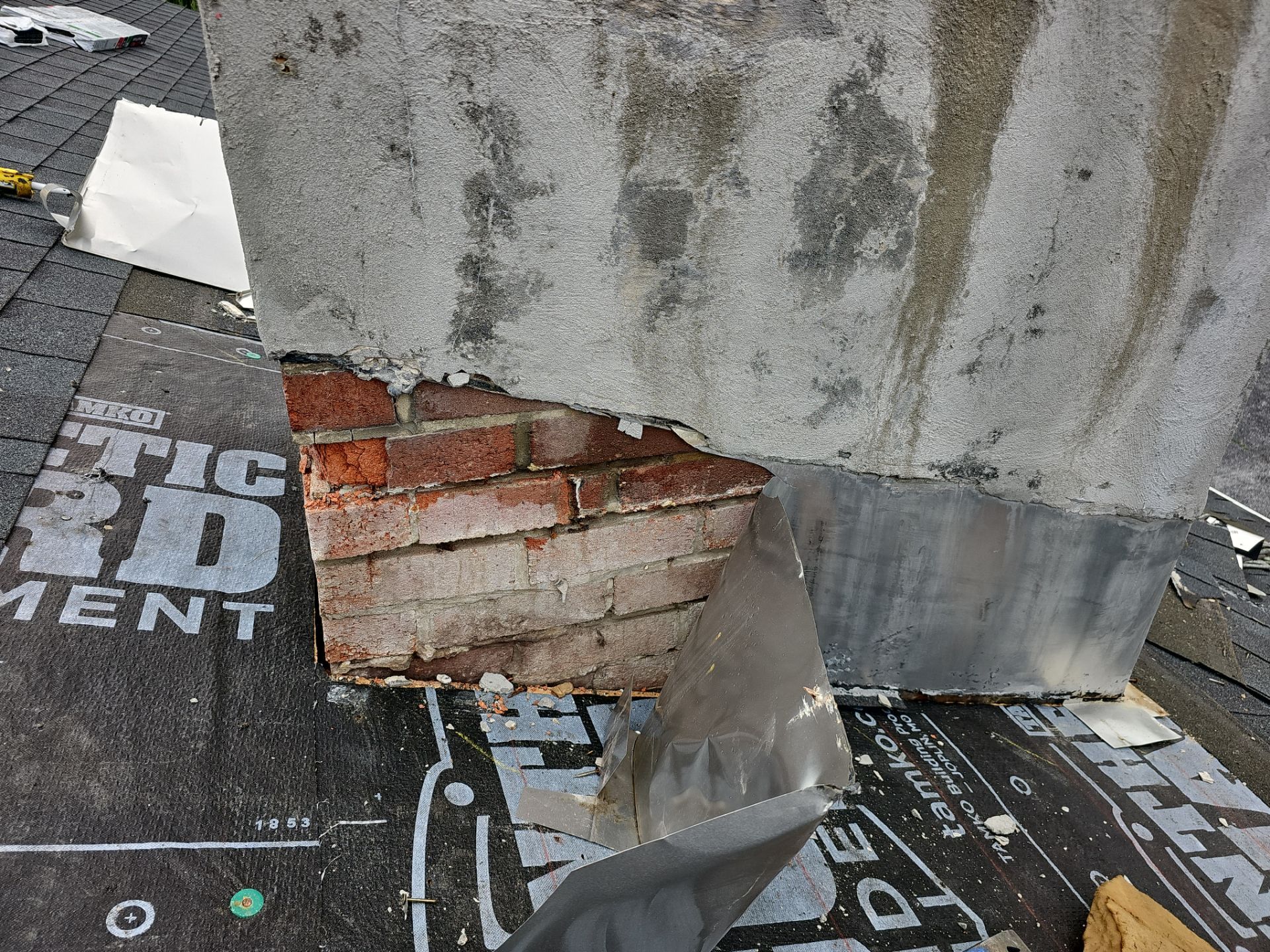 Roof Repair - Chimney Flashing by Winchester Roofing