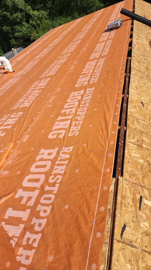 Residential Roofing Installation using Metal by Rainstoppers Roofing