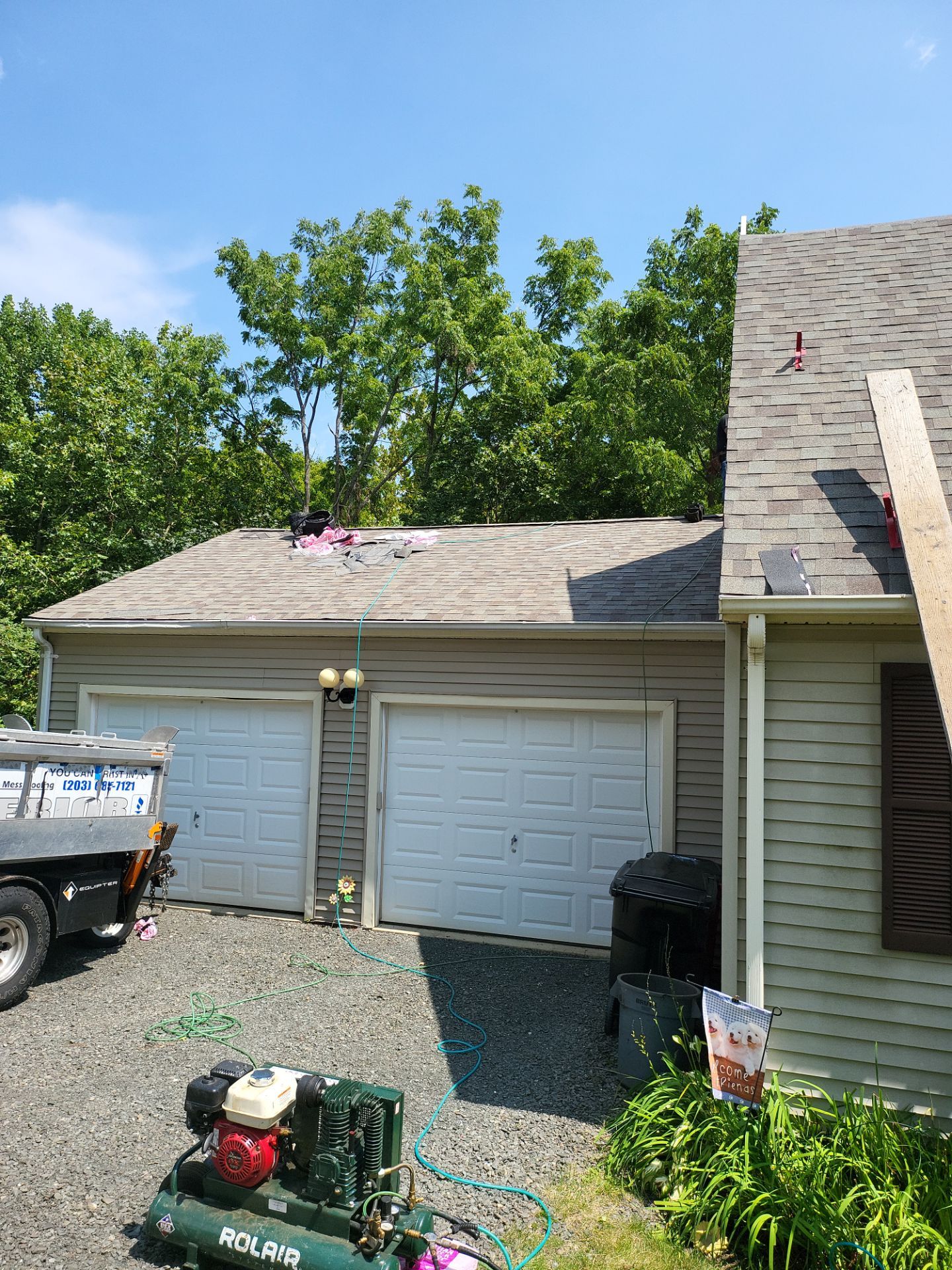 Residential Roofing Installation using Owens Corning TruDefinition Duration AR - Driftwood by A Plus Exterior