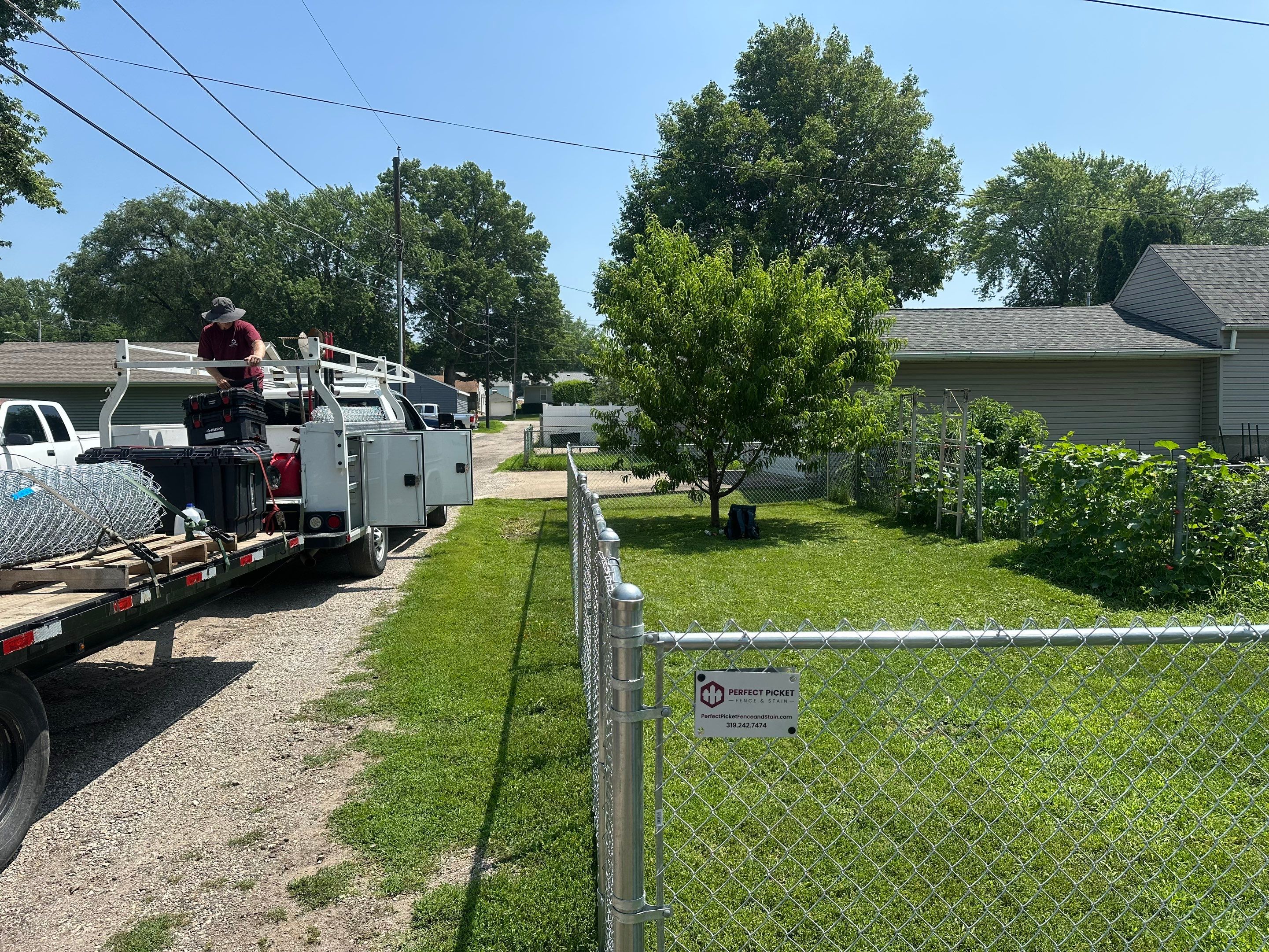 Project in Waterloo by Perfect Picket Fence and Stain