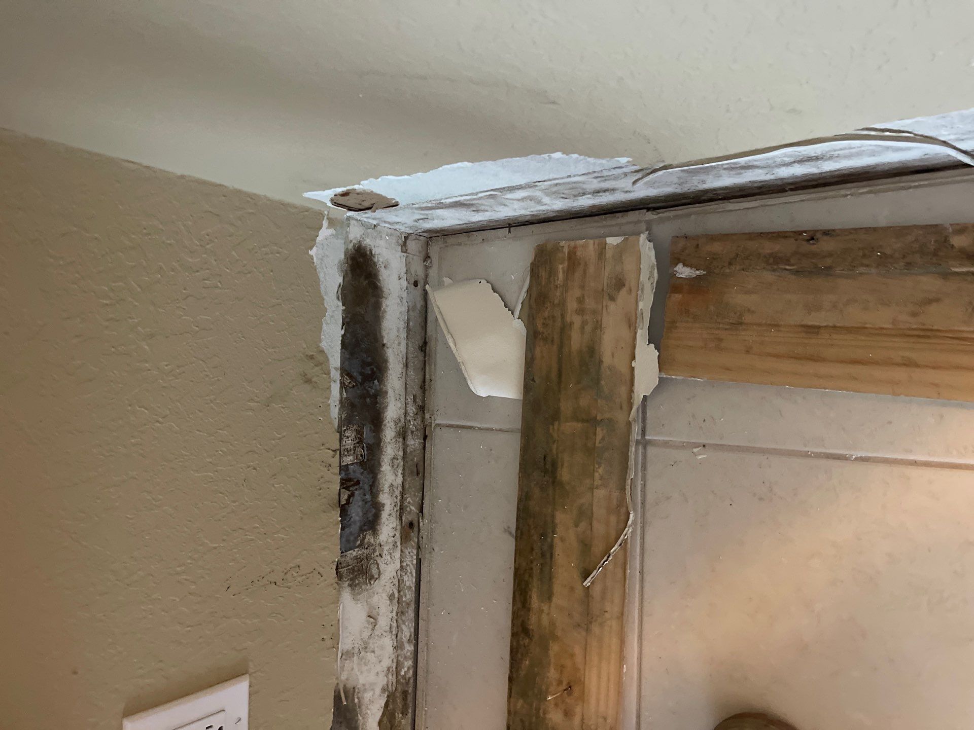 Mold remediation and rebuild of kitchen and living areas by Bay Coast Restoration 