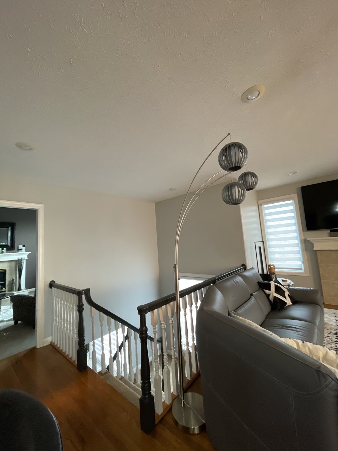 Painting Hardwood using Sherwin Williams paint by Lightning Exteriors