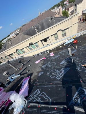 Residential Roofing Installation using Owen's Corning Duration (Lifetime) Shingles