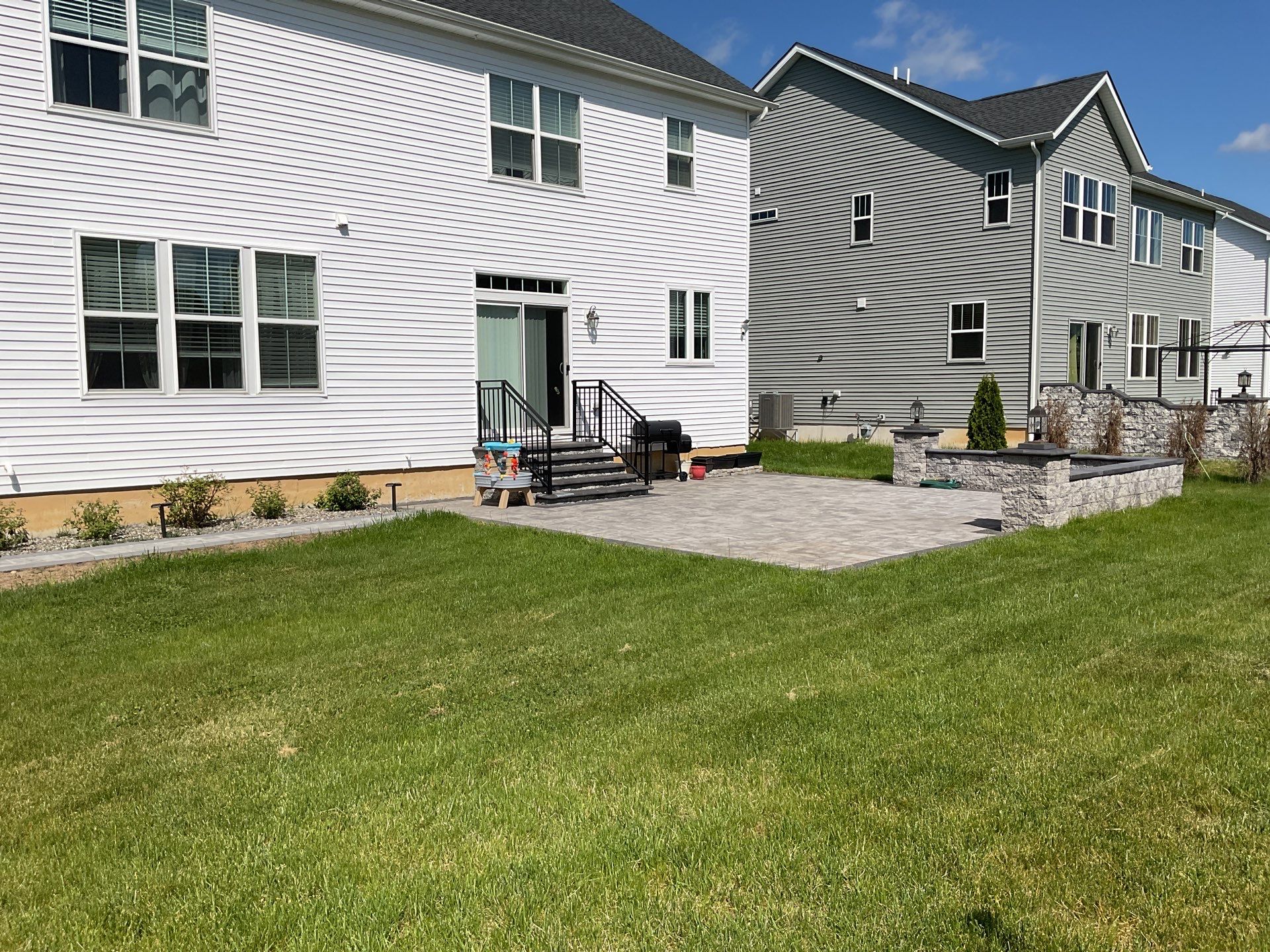 Custom Belgard Paver Patio Design & Installation in Delaware by Studio G Indoor Spaces & Outdoor Living