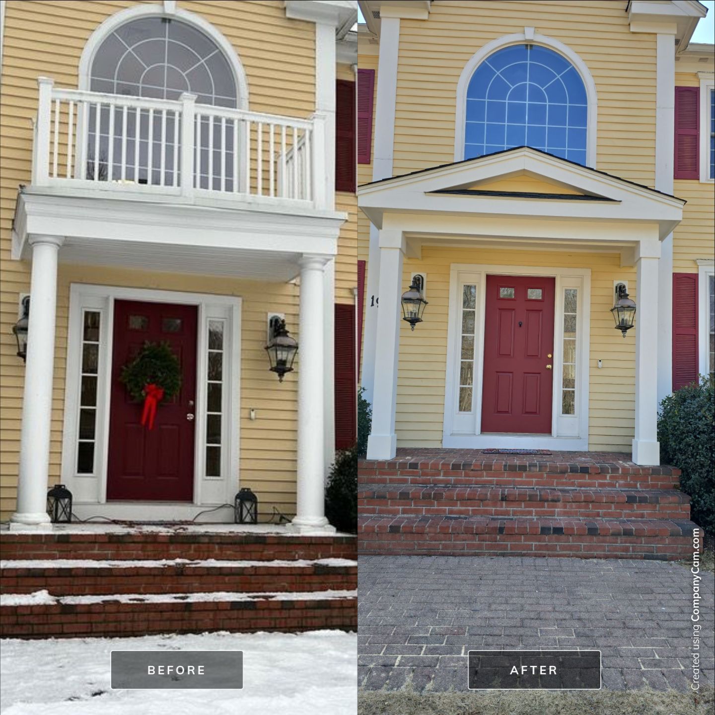 Porch Replacement in Holliston, MA by Master Roof Inc